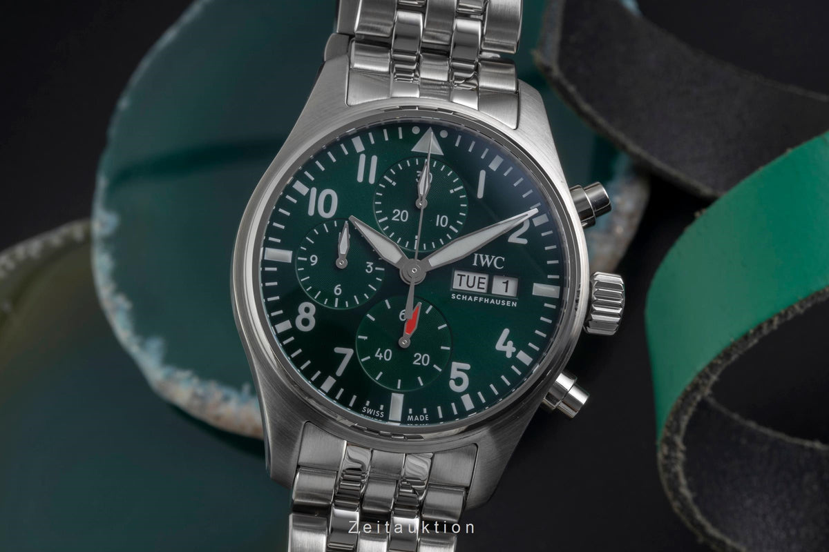IWC Fliegerchronograph cronografo acciaio automatismo orologio da uomo IW388104  [2604793]