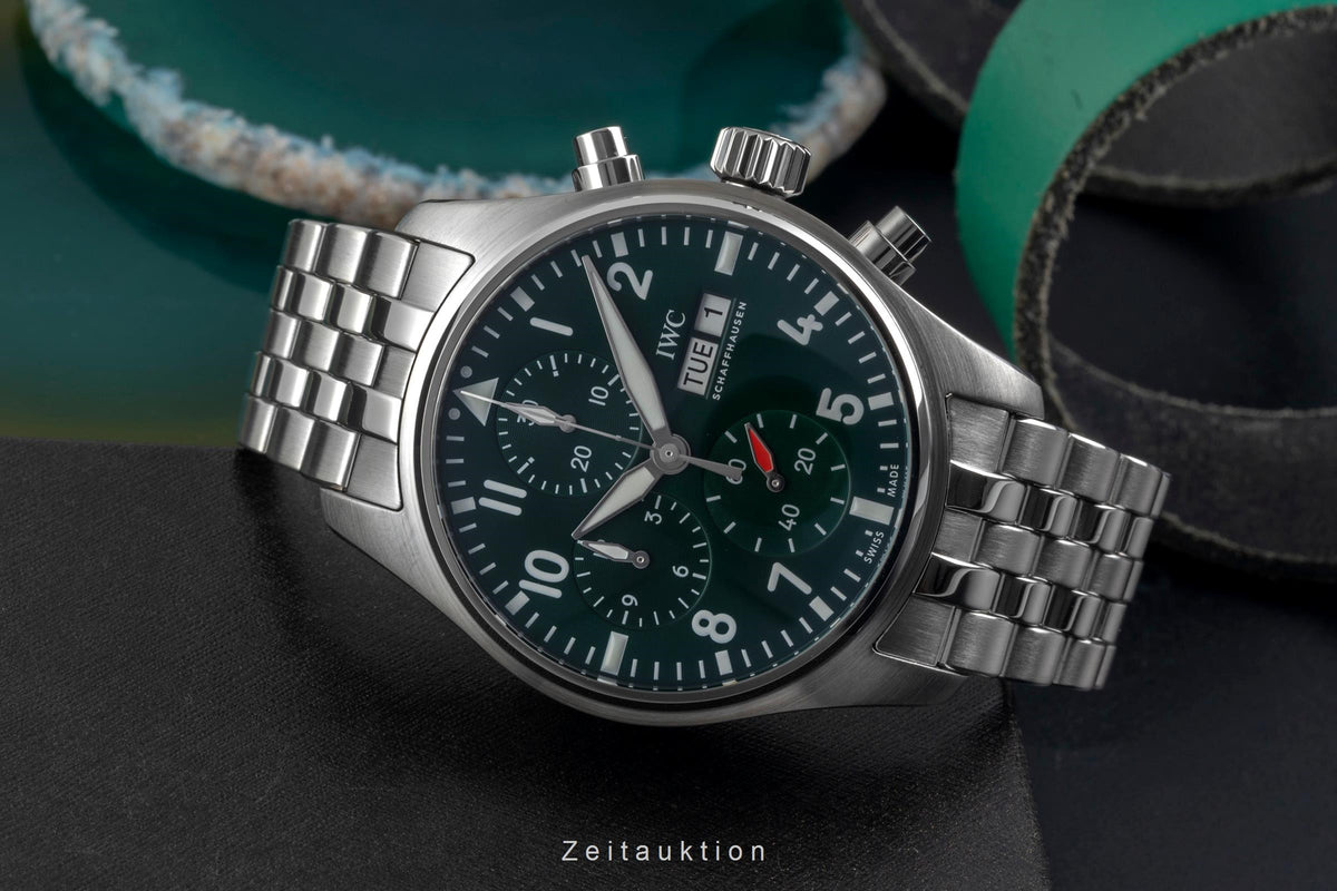 IWC Fliegerchronograph cronografo acciaio automatismo orologio da uomo IW388104  [2604793]