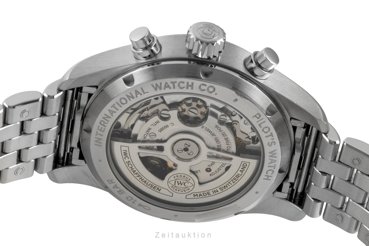 IWC Fliegerchronograph cronografo acciaio automatismo orologio da uomo IW388104  [2604793]