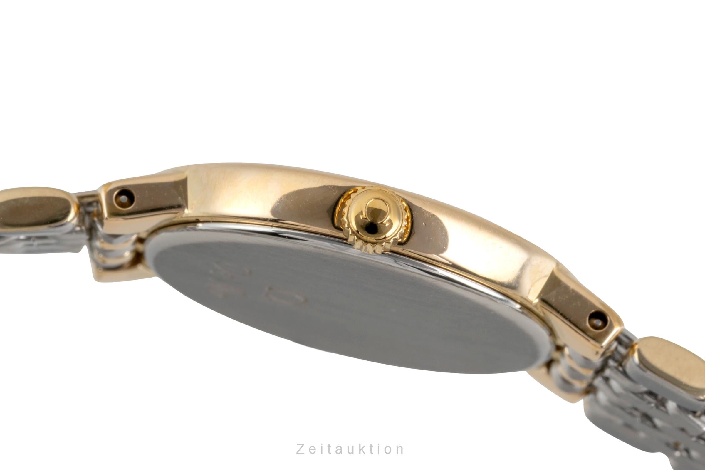Omega De Ville acier / doré quartz montre pour femmes 795.0897.2 Vintage  [2604801]