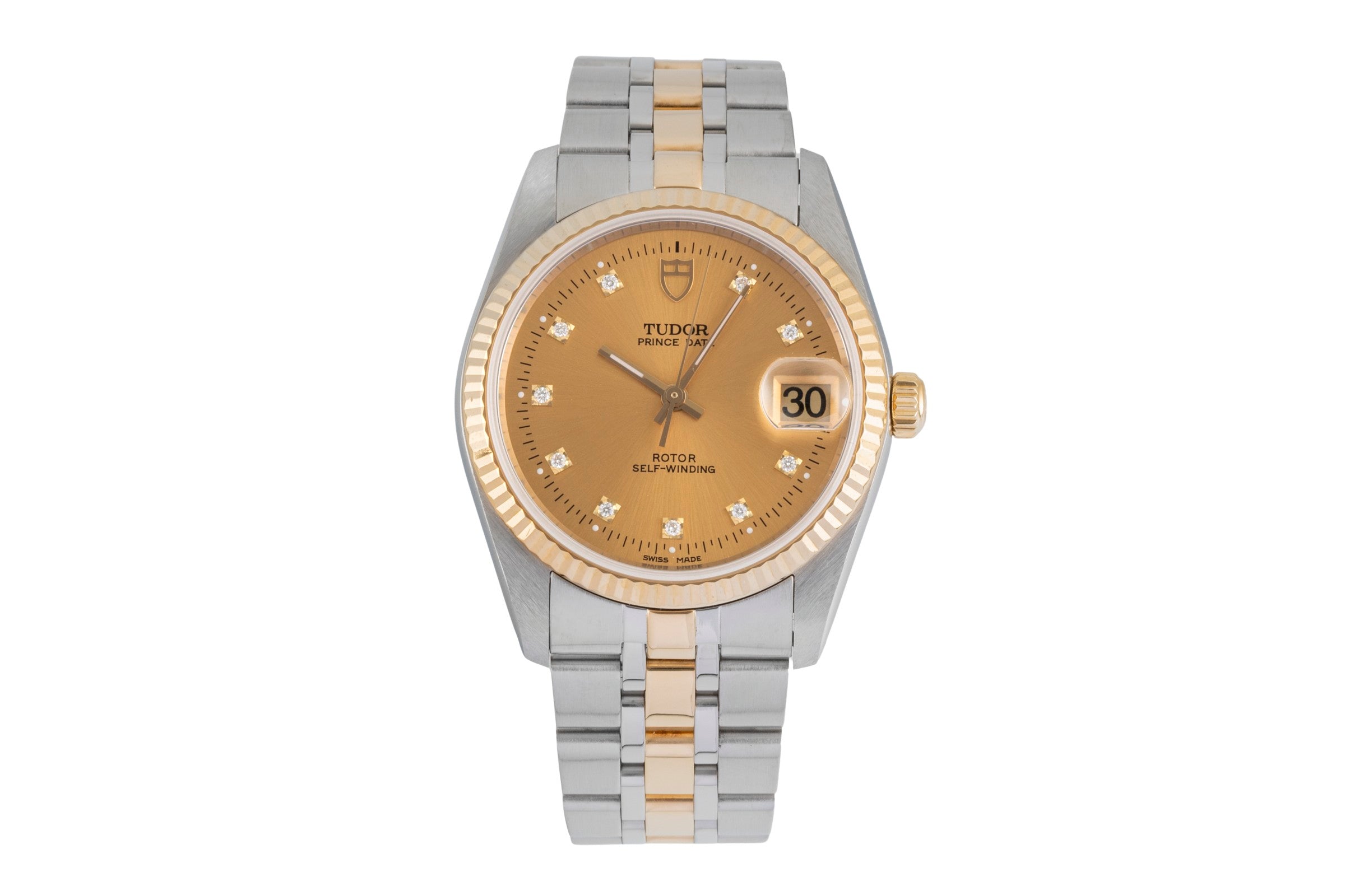 Tudor Prince Date steel automatic men's watch 74033  [2604803]