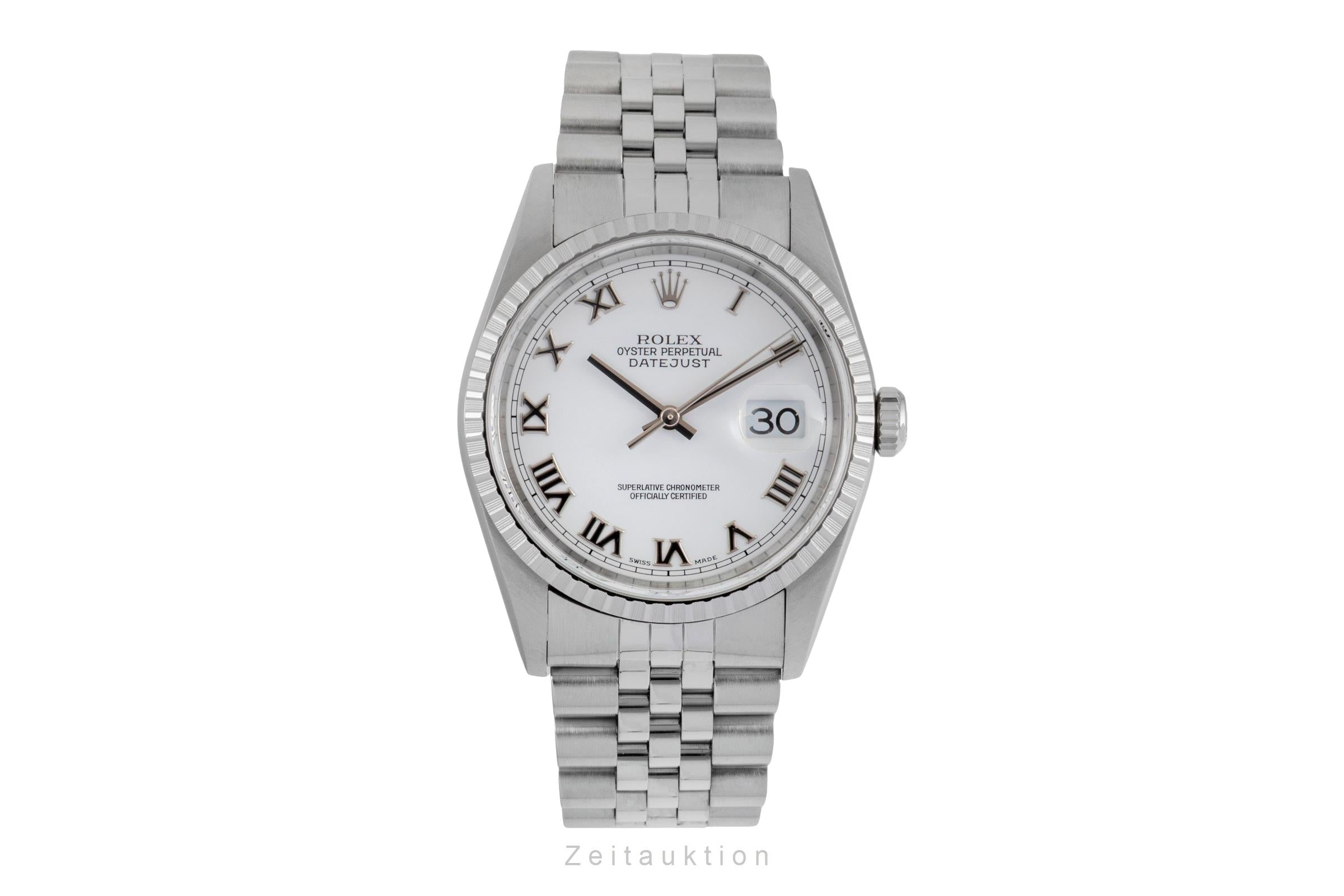 Rolex Datejust acciaio automatismo orologio da uomo 16220  [2604804]