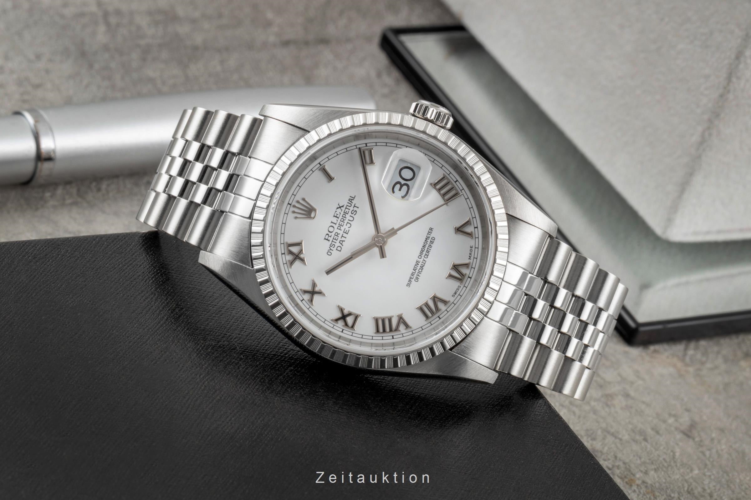 Rolex Datejust acciaio automatismo orologio da uomo 16220  [2604804]