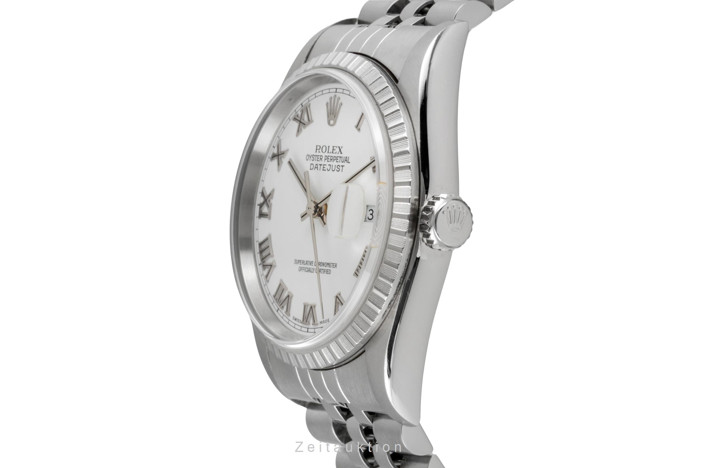 Rolex Datejust acciaio automatismo orologio da uomo 16220  [2604804]