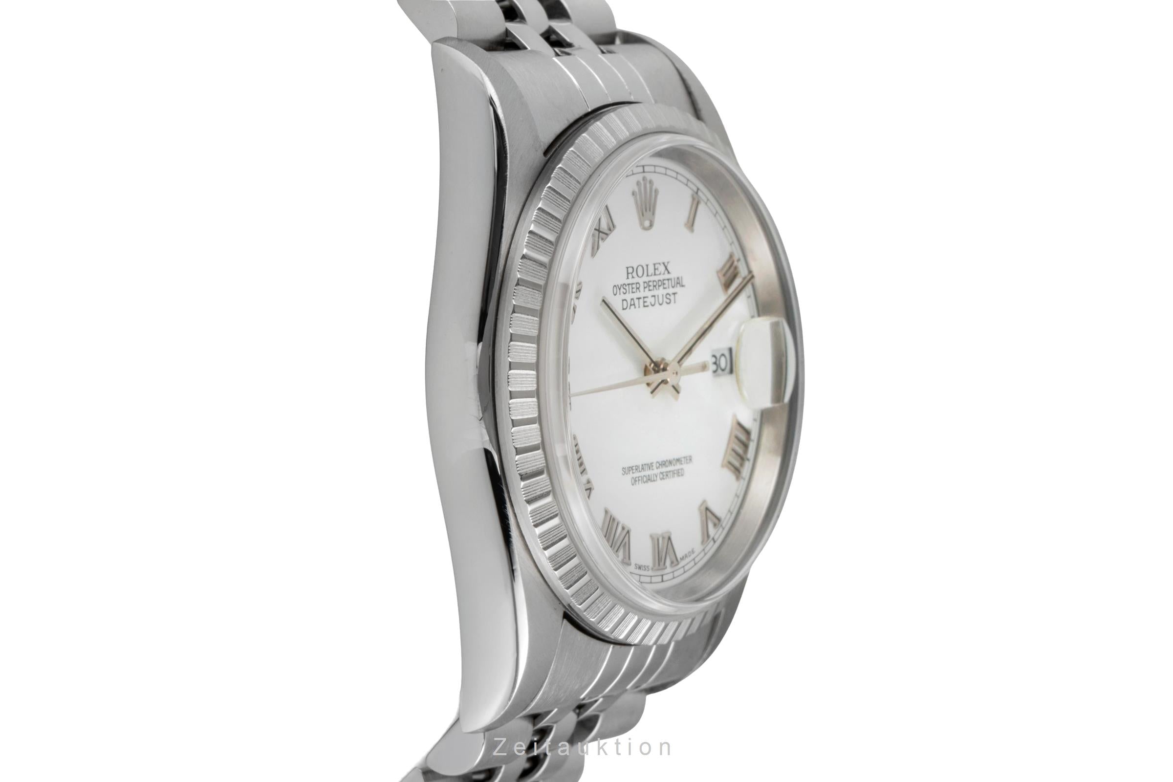 Rolex Datejust acciaio automatismo orologio da uomo 16220  [2604804]