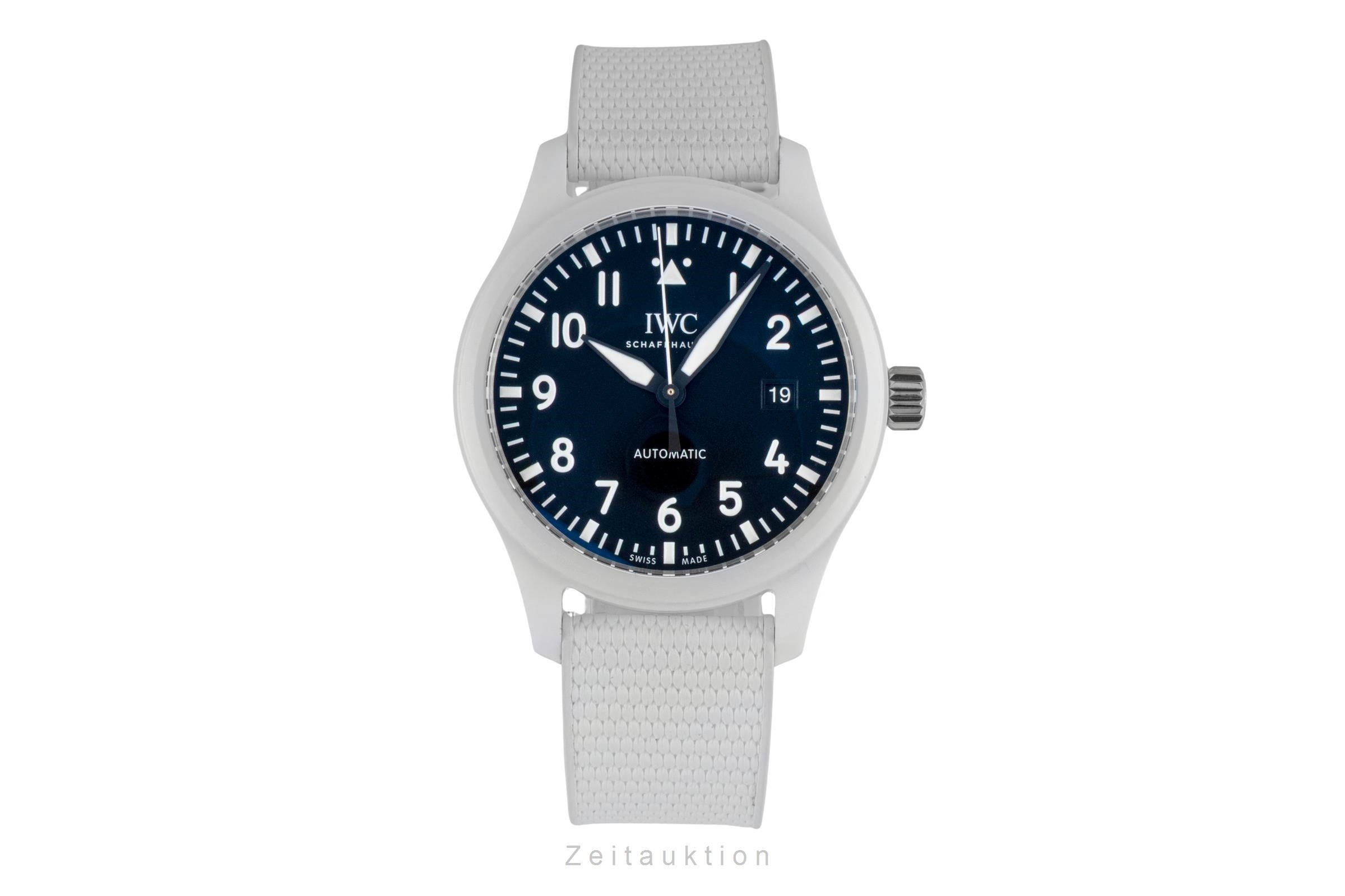 IWC Pilot ceramica / titanio automatismo orologio da uomo IW328104 LP: 9000EUR  [2604805]