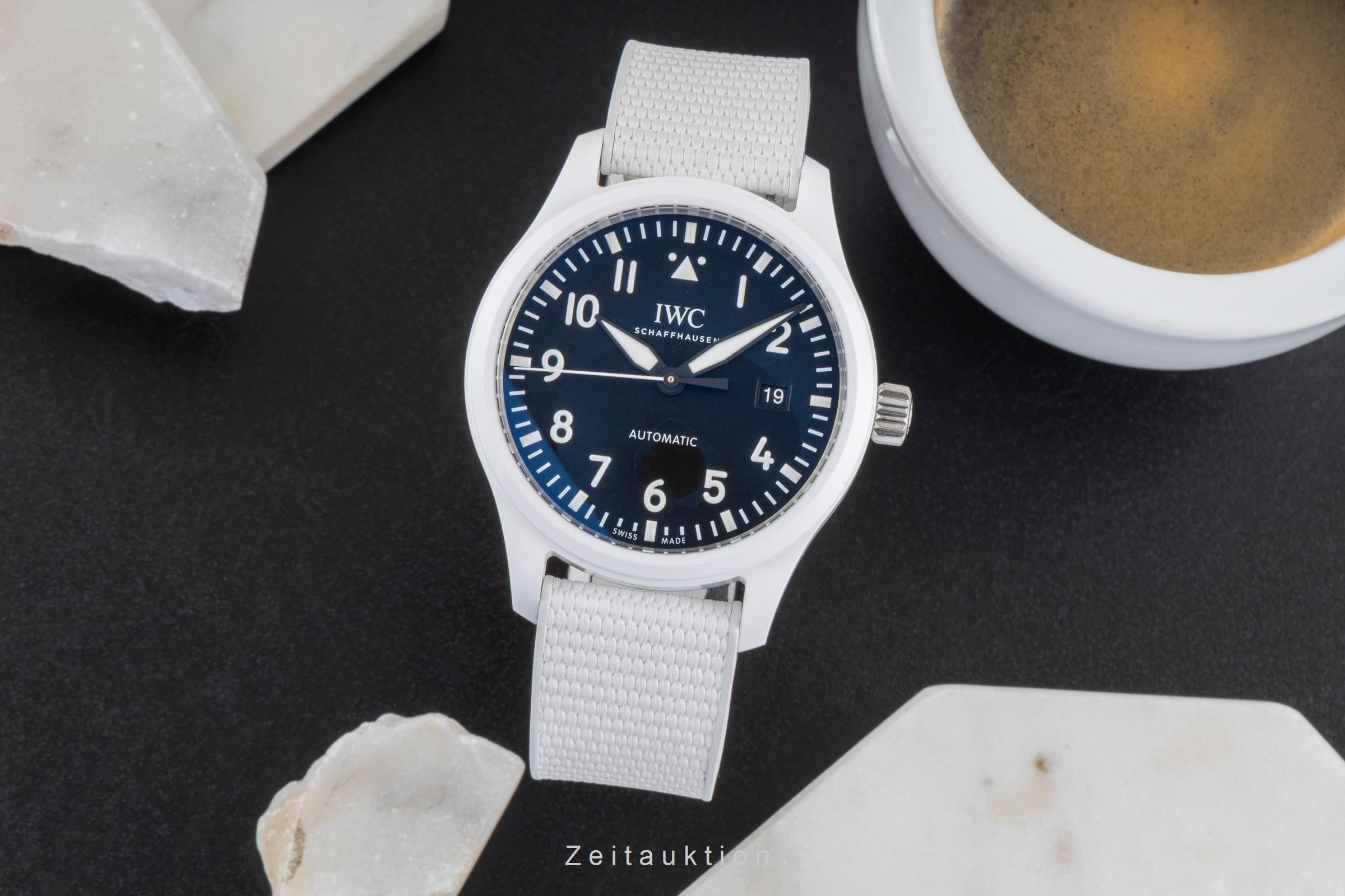 IWC Pilot ceramica / titanio automatismo orologio da uomo IW328104 LP: 9000EUR  [2604805]