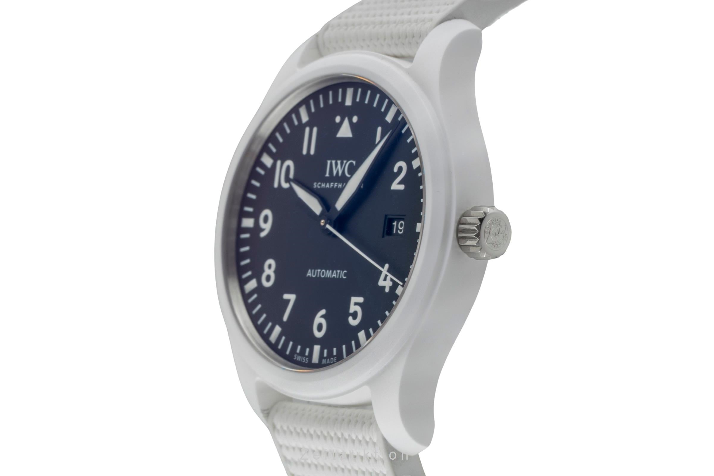 IWC Pilot ceramica / titanio automatismo orologio da uomo IW328104 LP: 9000EUR  [2604805]