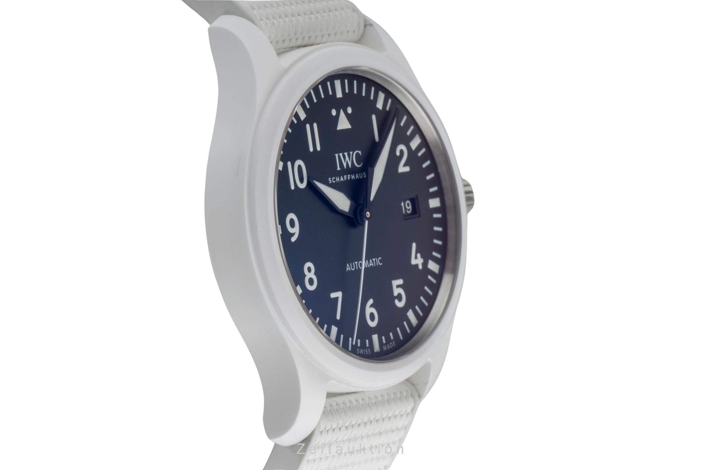 IWC Pilot ceramica / titanio automatismo orologio da uomo IW328104 LP: 9000EUR  [2604805]