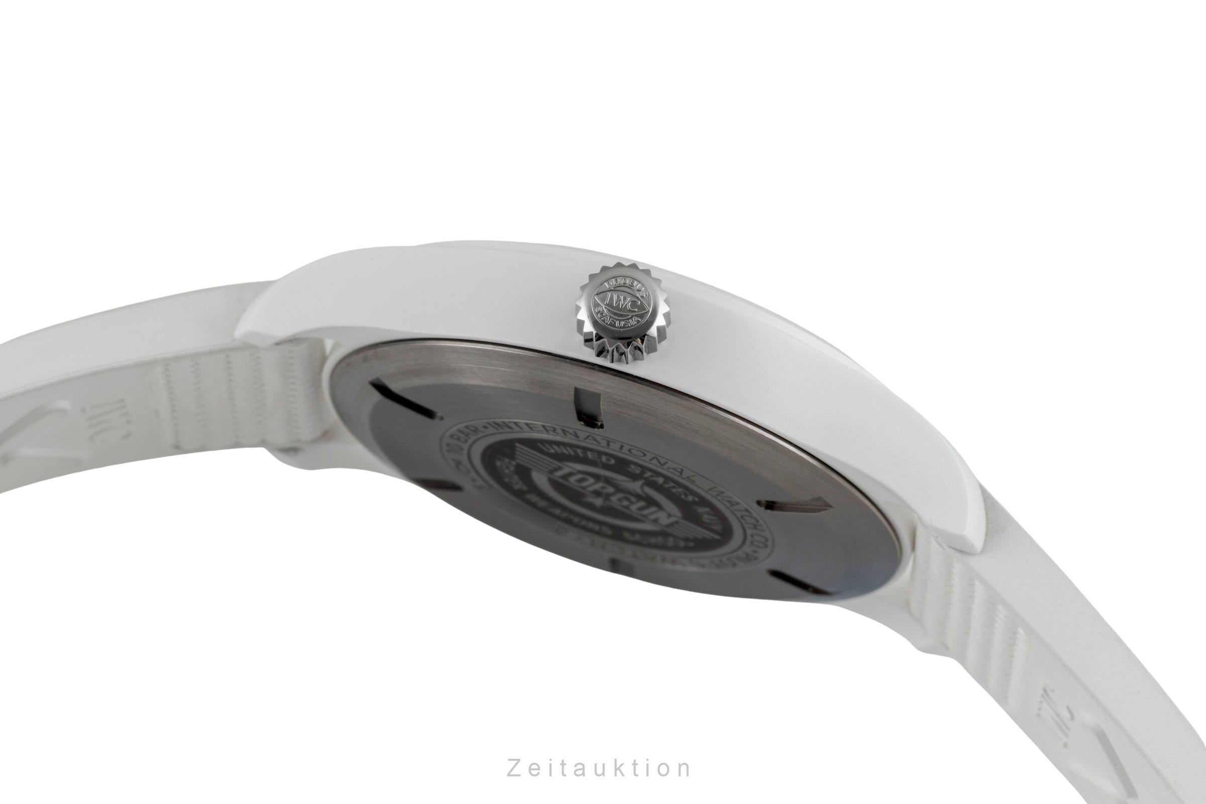 IWC Pilot ceramica / titanio automatismo orologio da uomo IW328104 LP: 9000EUR  [2604805]
