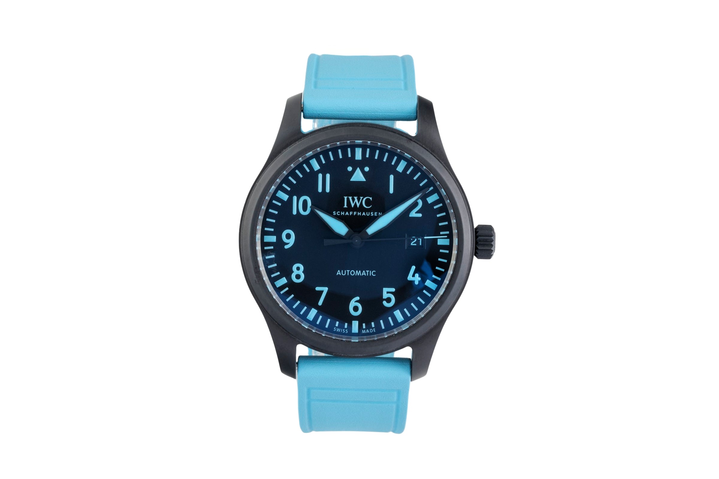 IWC Pilot ceramic / titanium automatic men's watch IW328107 LP: 9000EUR Limited  [2604806]