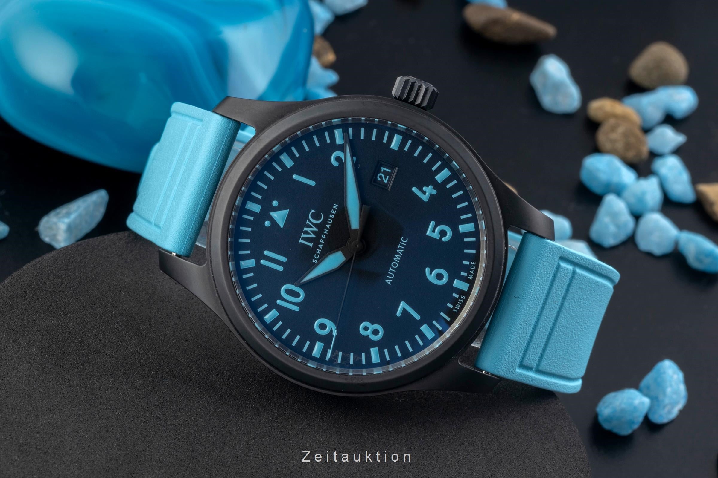 IWC Pilot ceramic / titanium automatic men's watch IW328107 LP: 9000EUR Limited  [2604806]