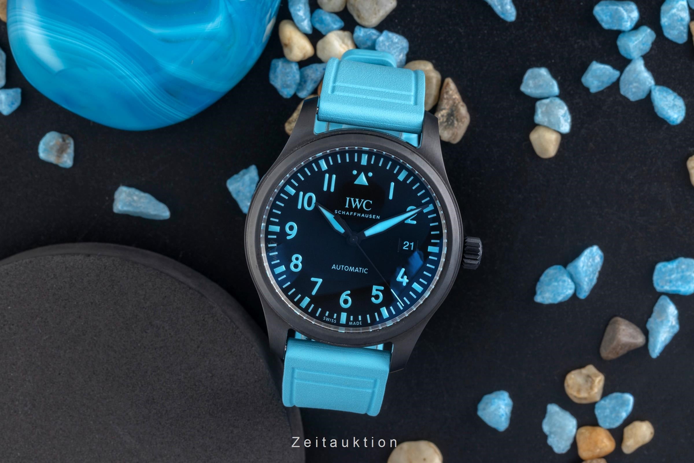 IWC Pilot ceramic / titanium automatic men's watch IW328107 LP: 9000EUR Limited  [2604806]