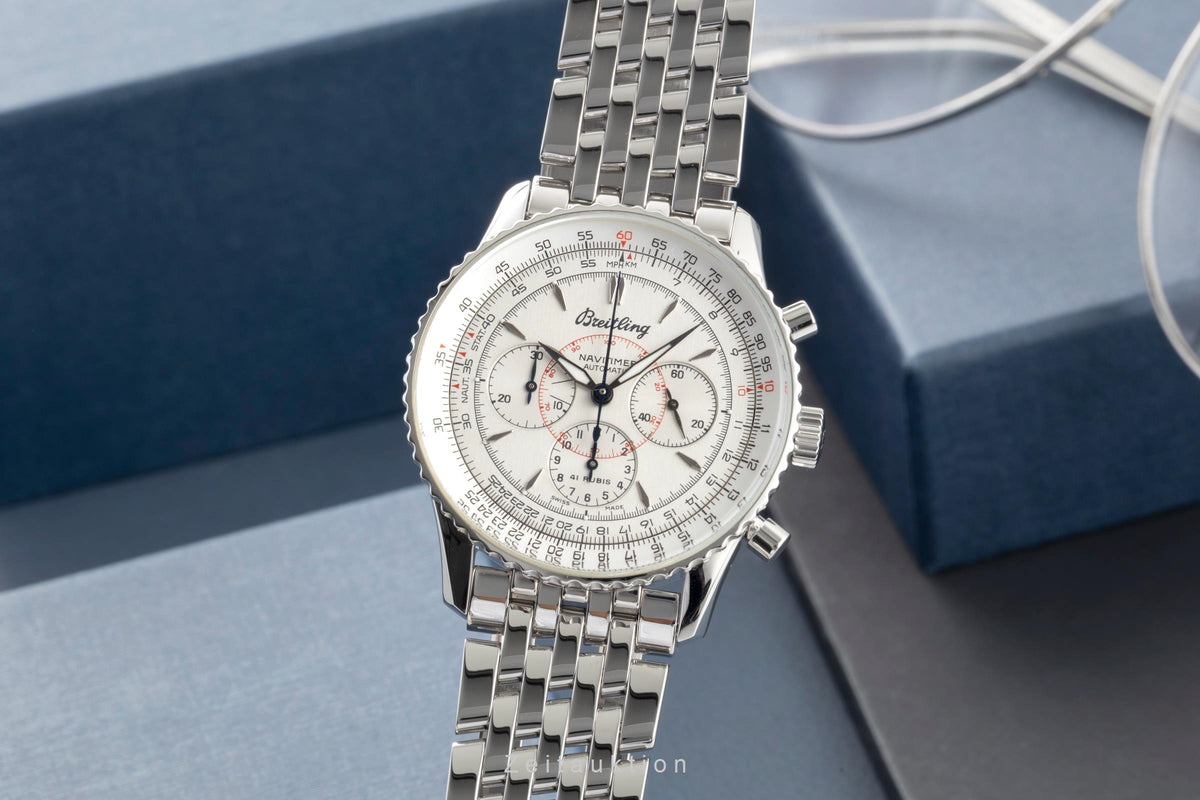 Breitling Montbrillant cronografo acciaio automatismo orologio da uomo A30030.4    [2604814]