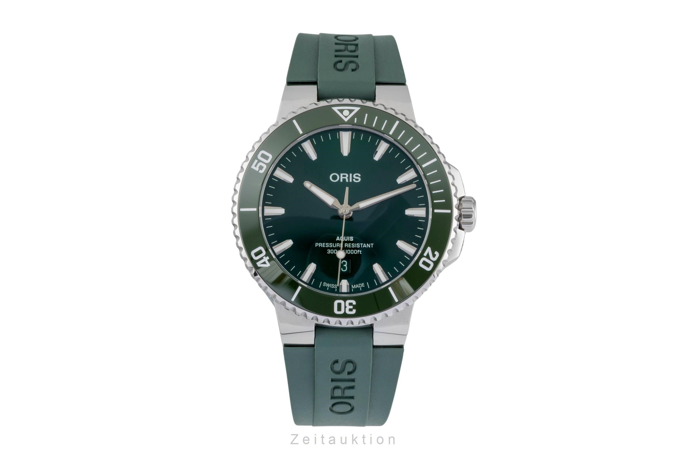 Oris Aquis Date steel automatic men's watch 01 733 7789 4157-07 4 23 37FC  [2604816]
