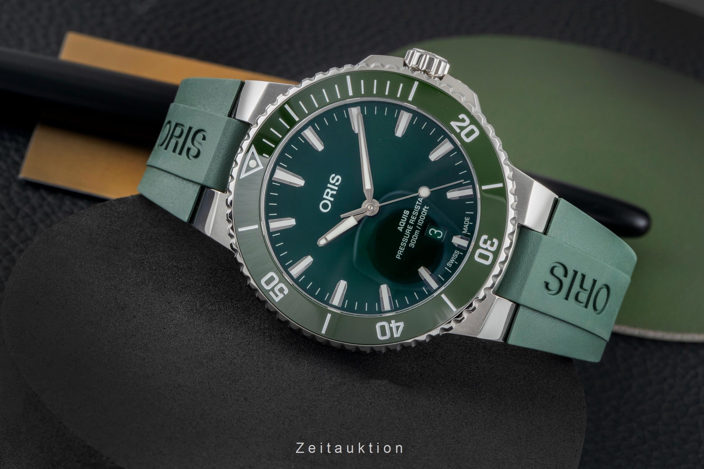 Oris Aquis Date steel automatic men's watch 01 733 7789 4157-07 4 23 37FC  [2604816]