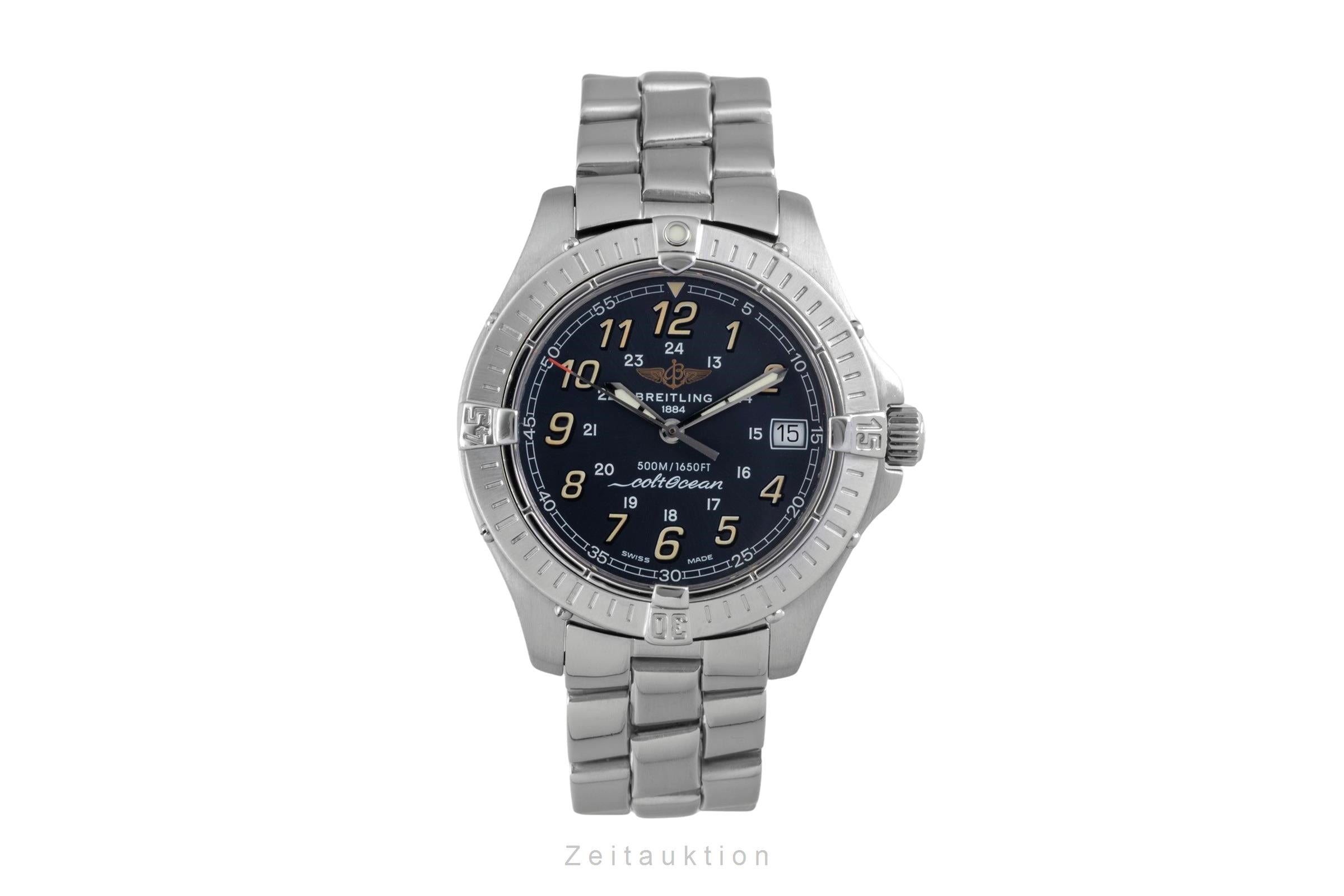 Breitling Colt acciaio quarzo orologio da uomo A64350  [2604817]