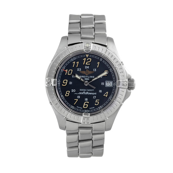 Breitling Colt acciaio quarzo orologio da uomo A64350  [2604817]