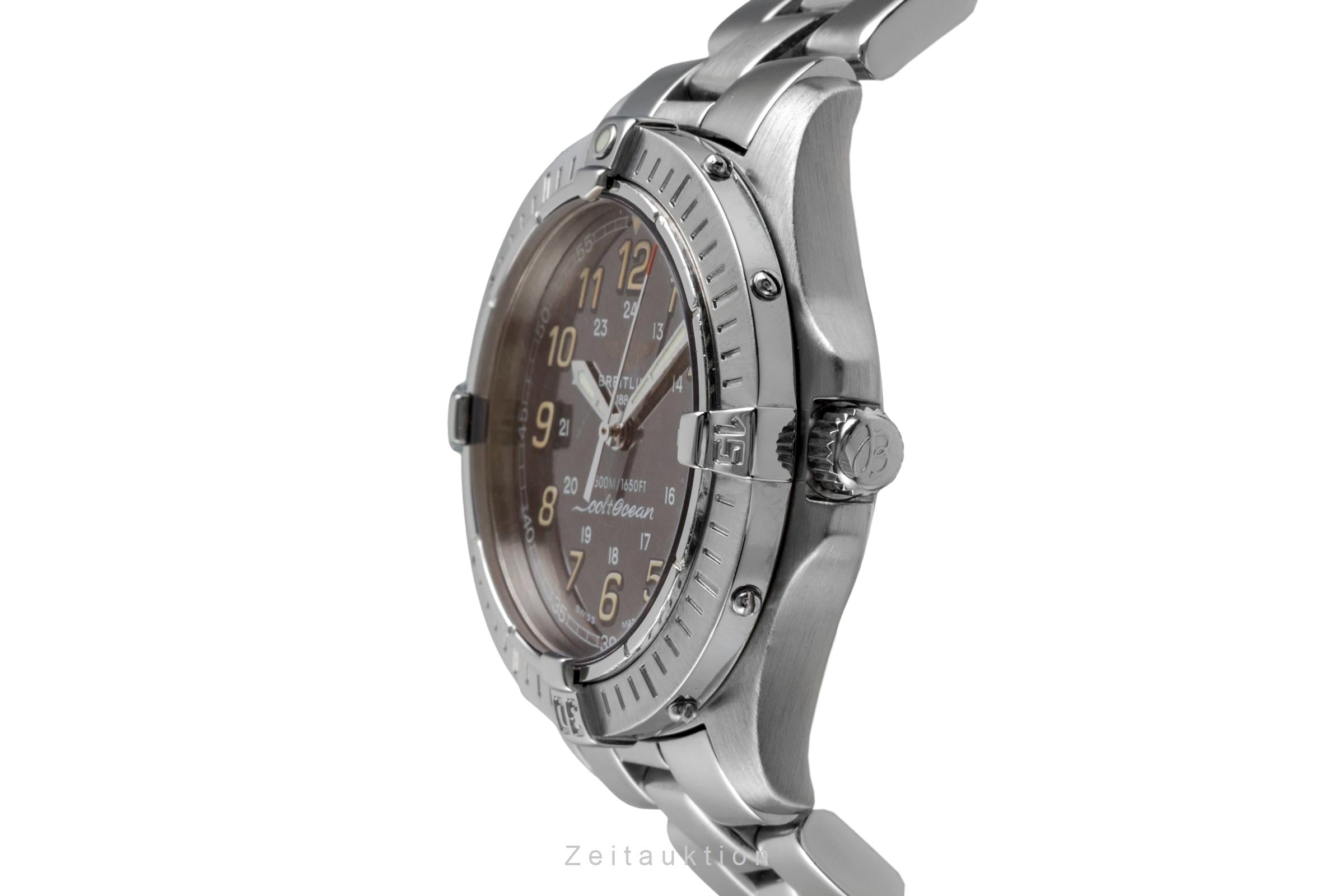 Breitling Colt acciaio quarzo orologio da uomo A64350  [2604817]