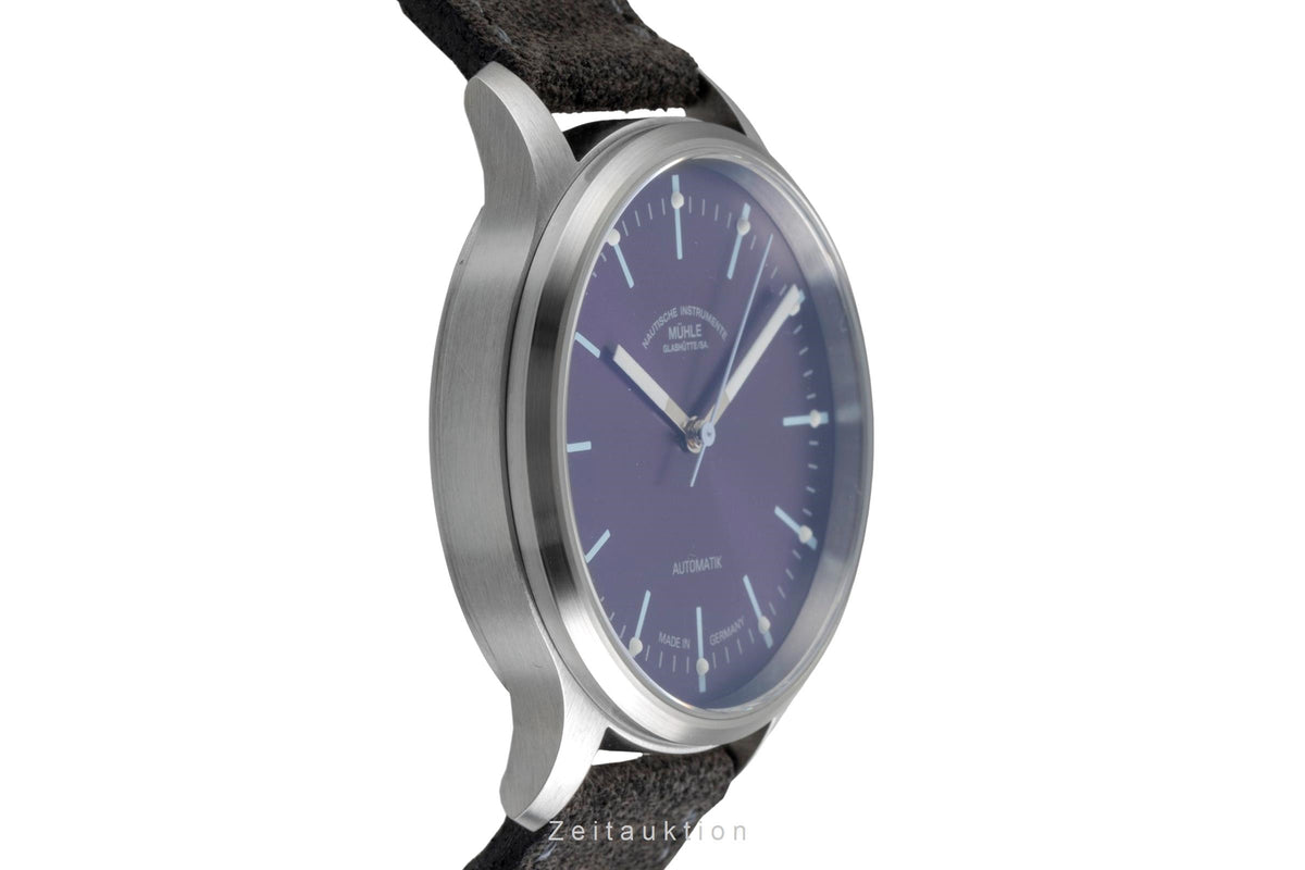 Mühle Panova Violett Stahl Automatik Herrenuhr Ref. M1-40-78-1-200 Papiere 2026 [2604819]