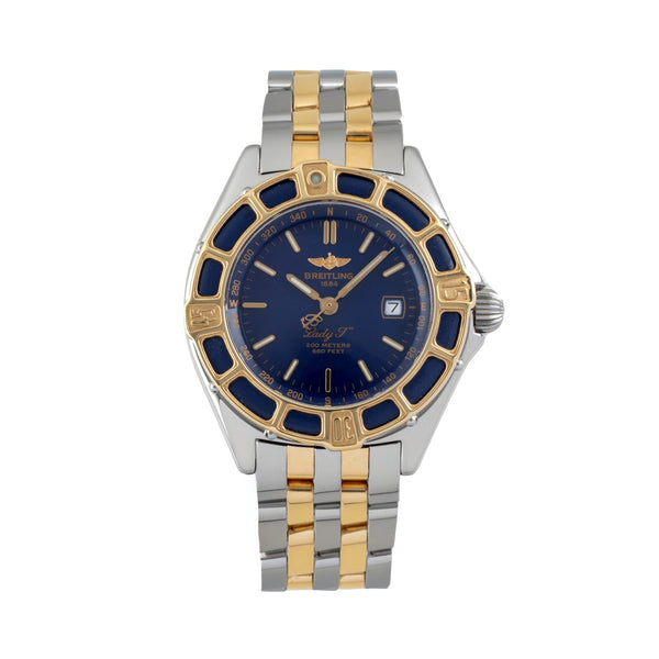 Breitling Lady J acciaio / oro quarzo orologio da uomo D52065  [2604820]