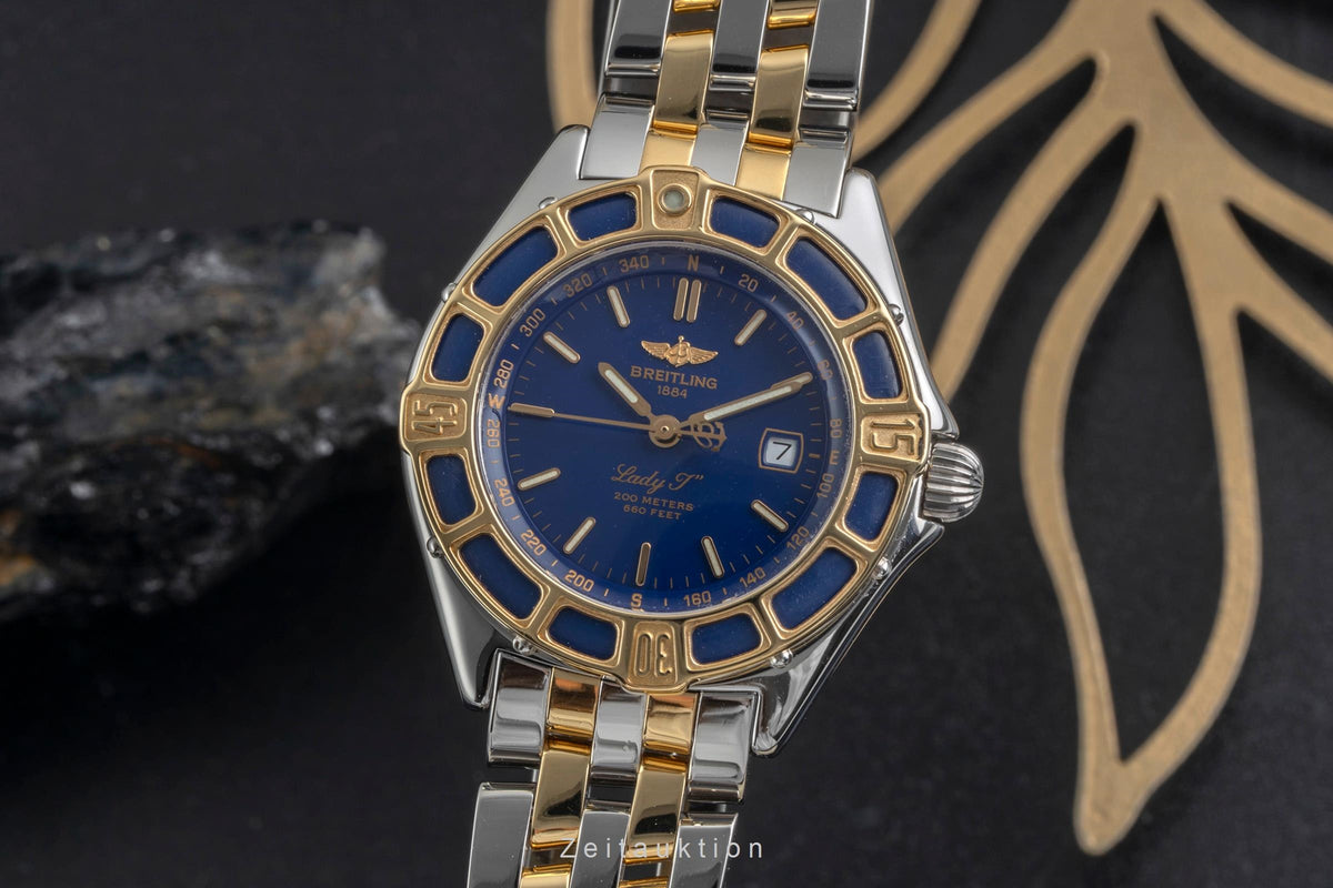 Breitling Lady J acciaio / oro quarzo orologio da uomo D52065  [2604820]