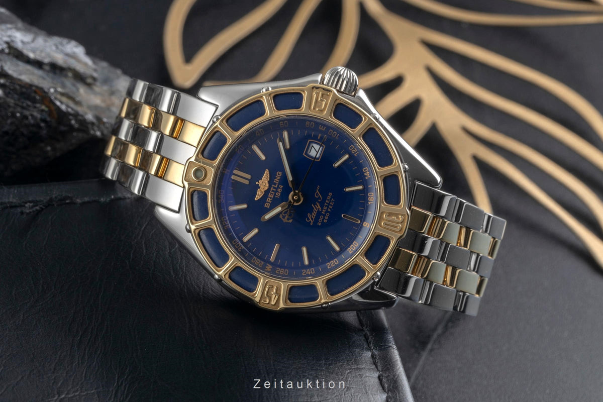 Breitling Lady J acciaio / oro quarzo orologio da uomo D52065  [2604820]
