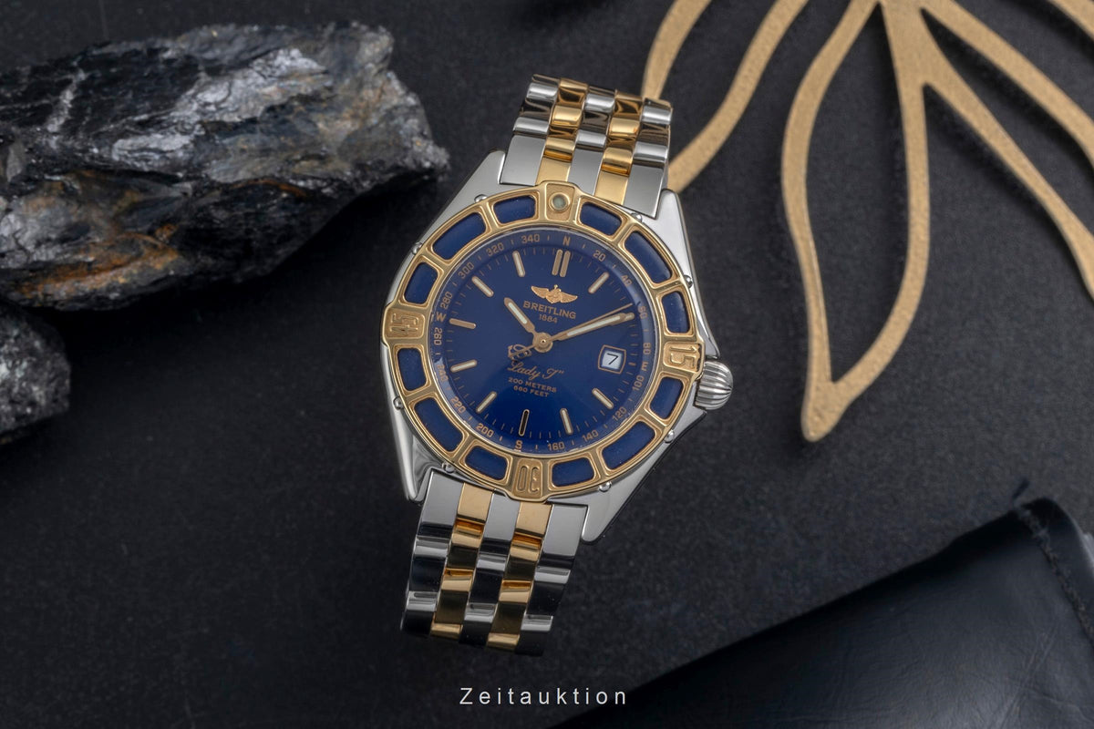 Breitling Lady J acciaio / oro quarzo orologio da uomo D52065  [2604820]
