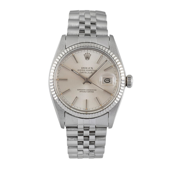 Rolex Datejust acero / oro blanco automático reloj para caballeros 16014 Vintage  [2604821]