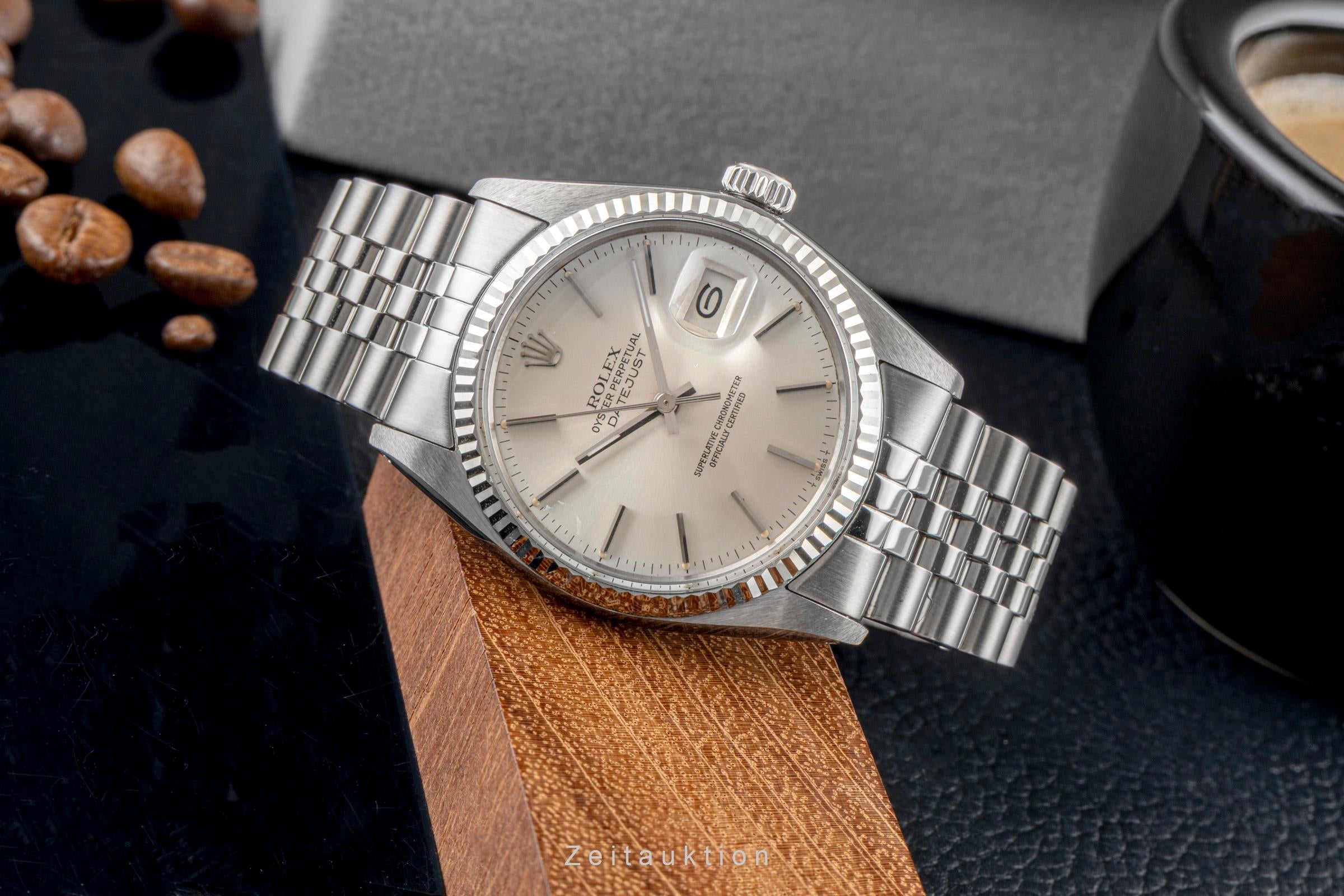 Rolex Datejust acero / oro blanco automático reloj para caballeros 16014 Vintage  [2604821]