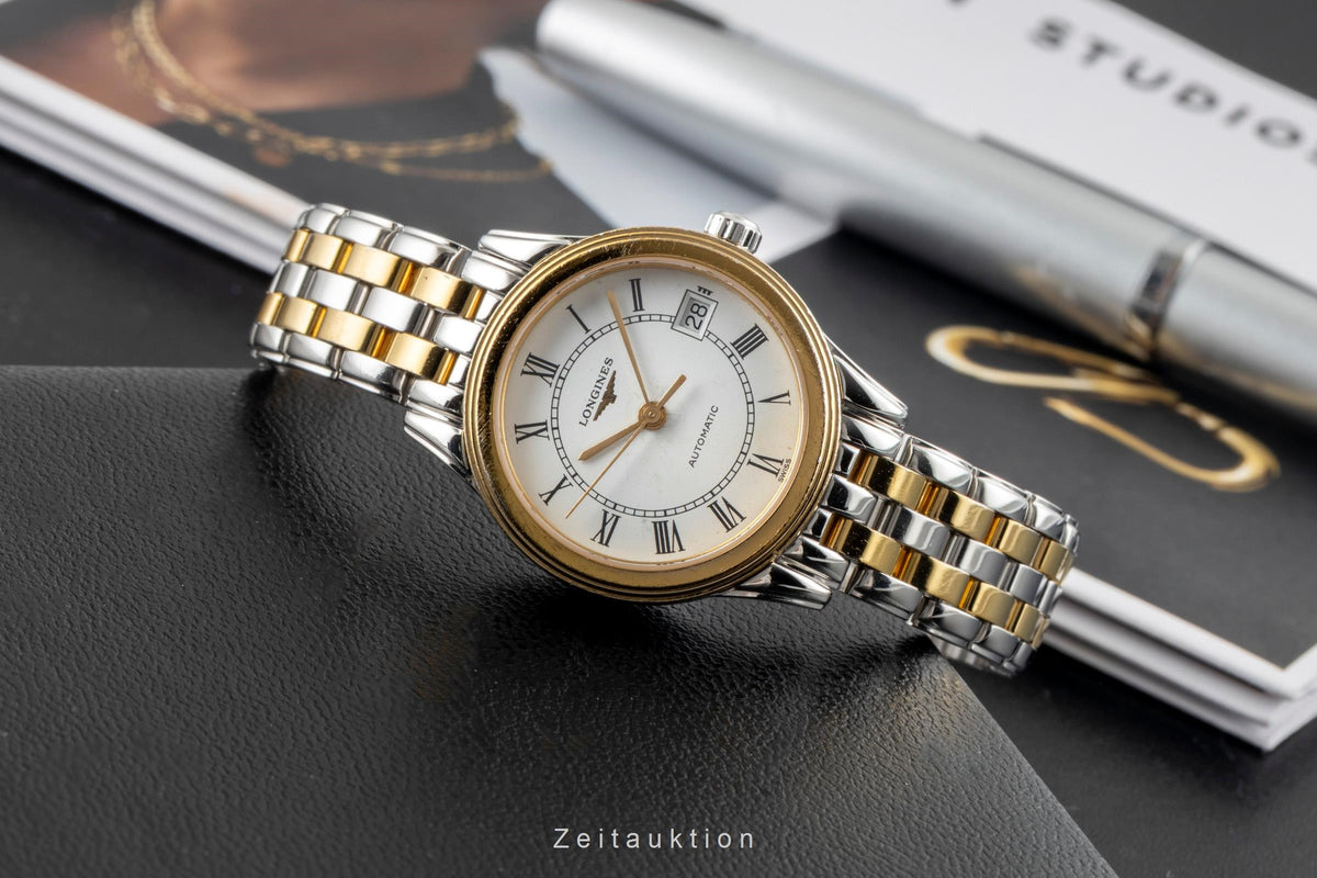 Longines Flagship Classic Lady Stahl / vergoldet Automatik Damenuhr Ref L4.274.3 [2604822]