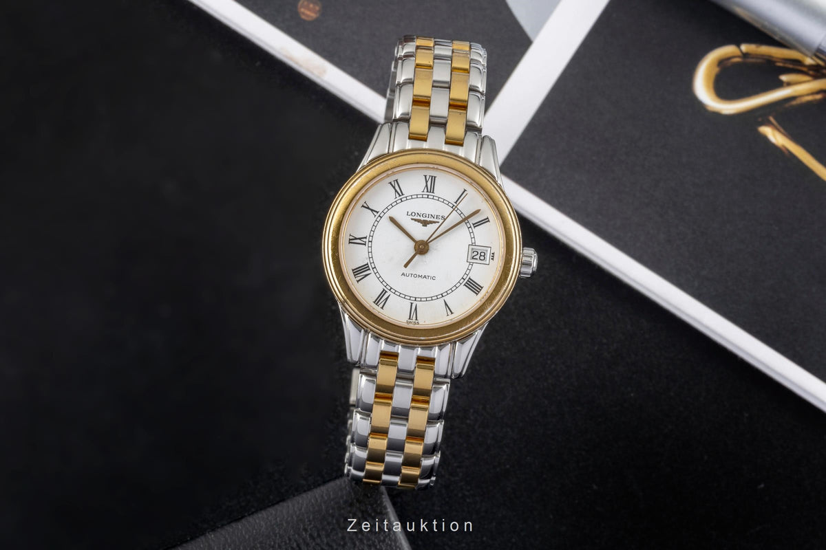 Longines Flagship Classic Lady Stahl / vergoldet Automatik Damenuhr Ref L4.274.3 [2604822]