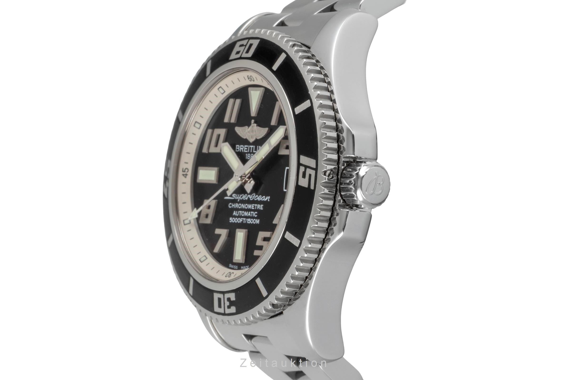 Breitling Superocean 42 Stahl Automatik Herrenuhr Ref. A17364 B&P 2014 [2604826]