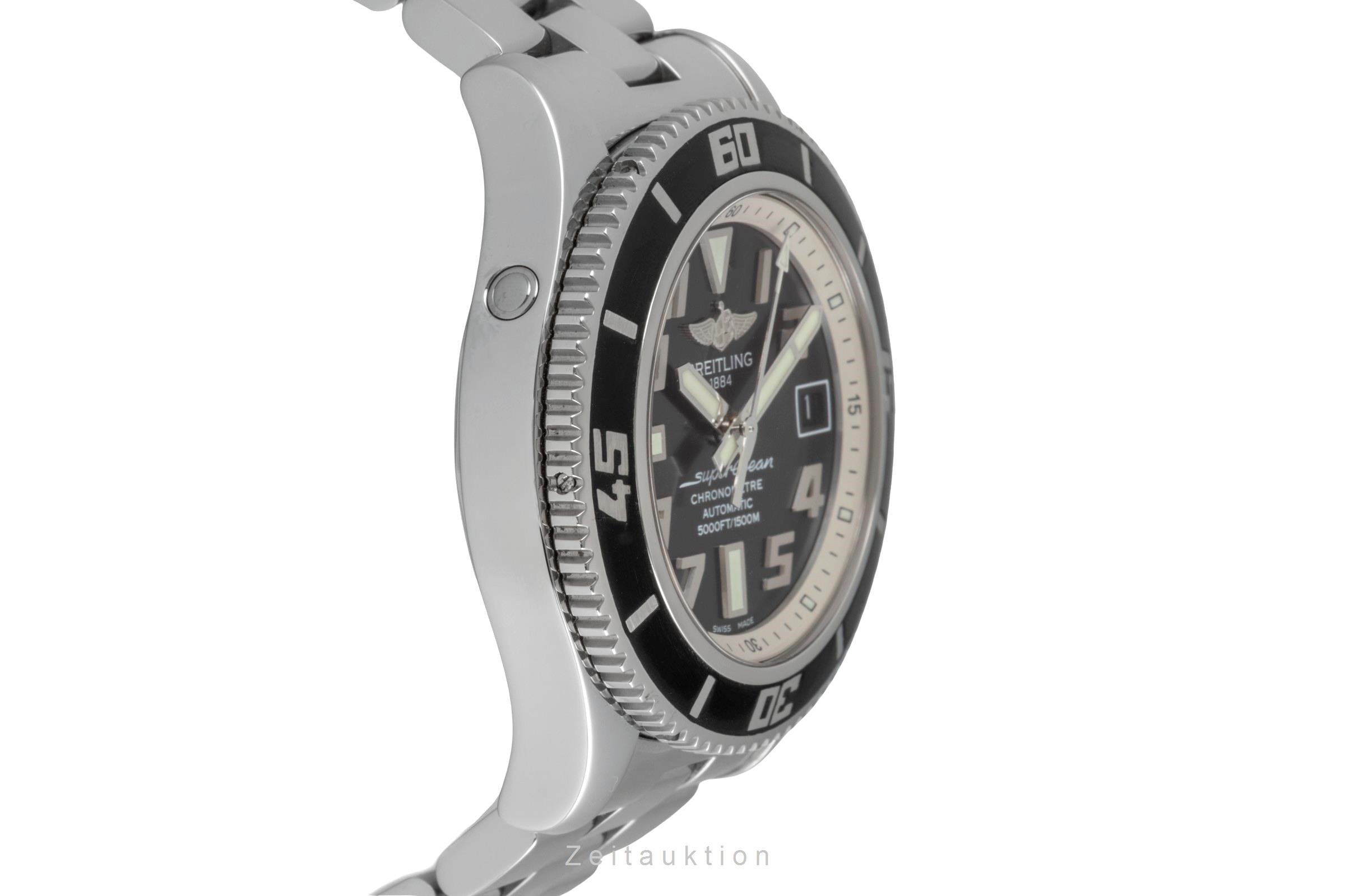 Breitling Superocean 42 Stahl Automatik Herrenuhr Ref. A17364 B&P 2014 [2604826]