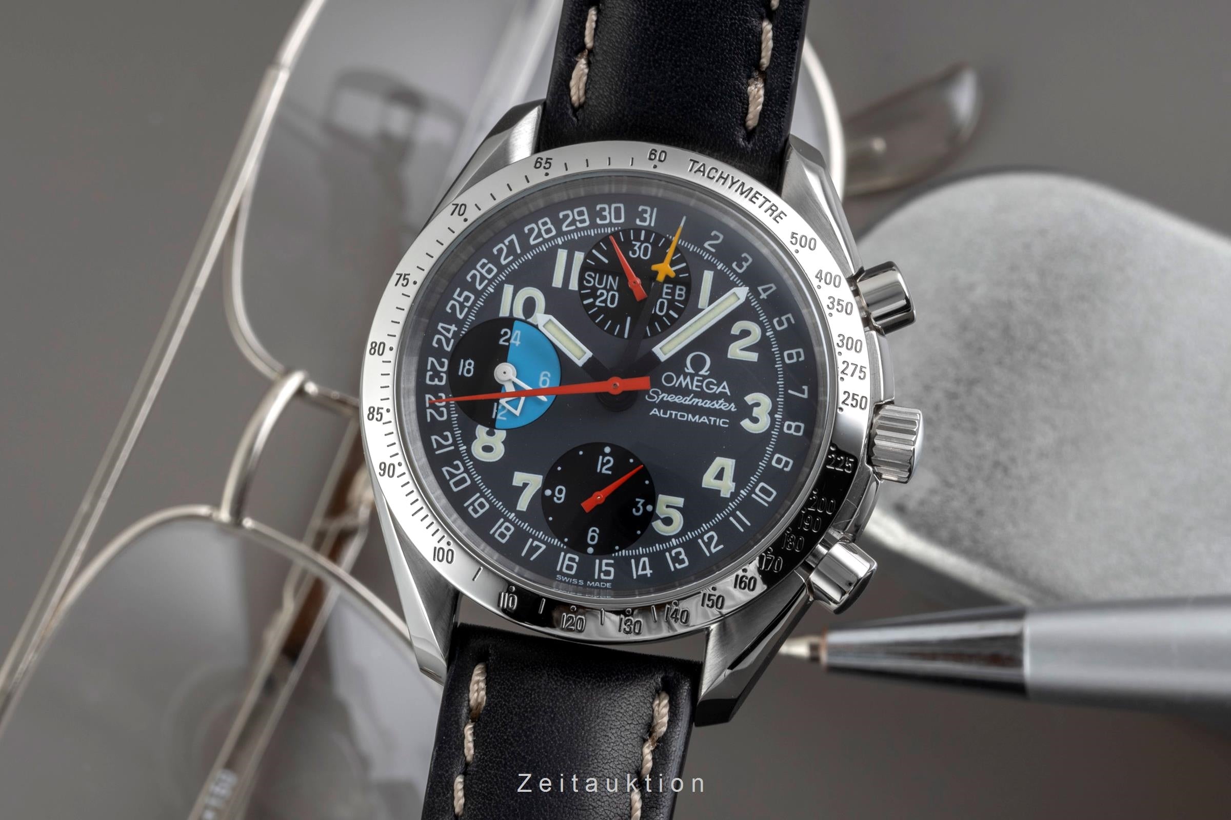 Omega Speedmaster chronograph steel automatic Kal. 1151 Ref