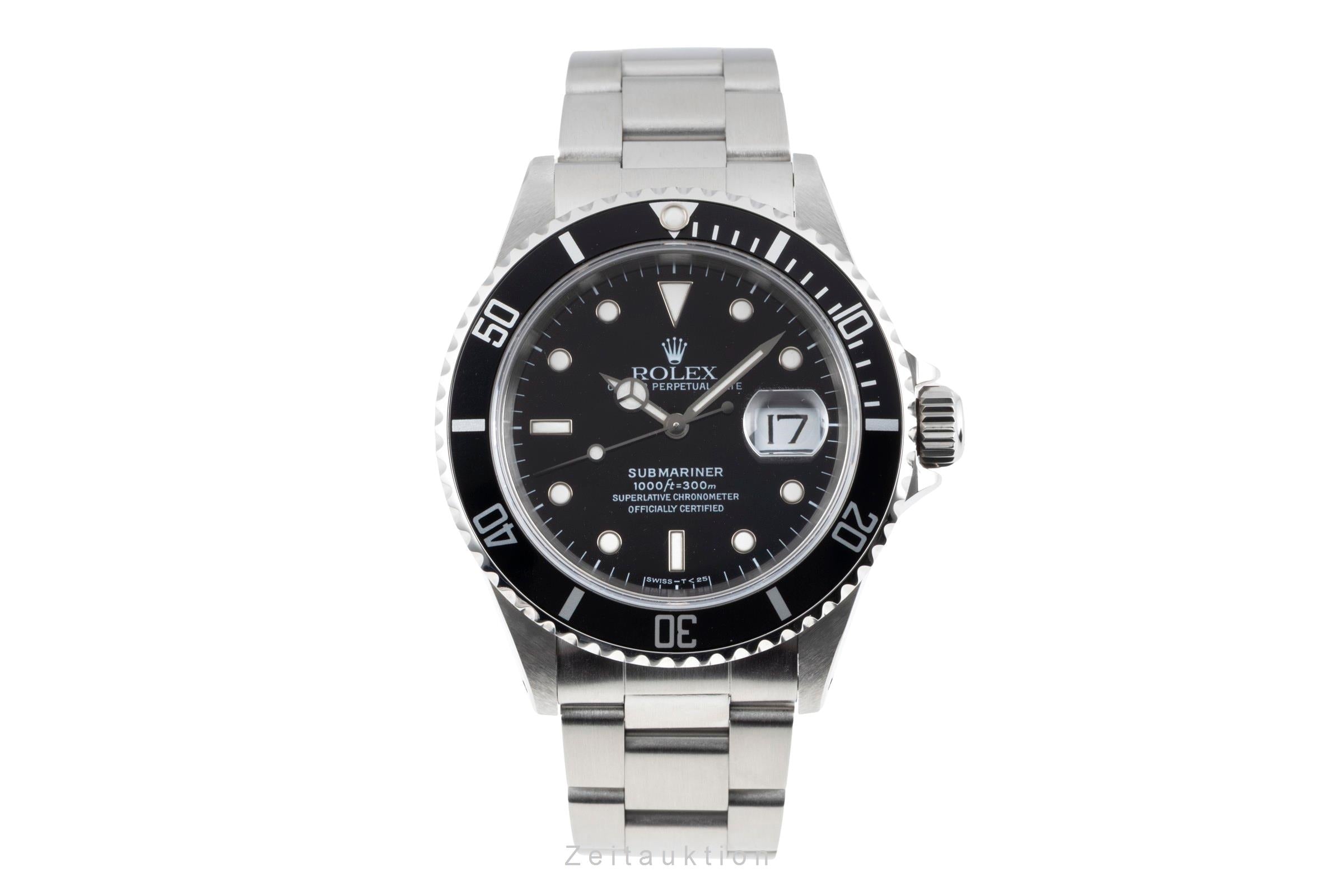 Rolex Submariner acero automático reloj para caballeros 16610  [2604829]
