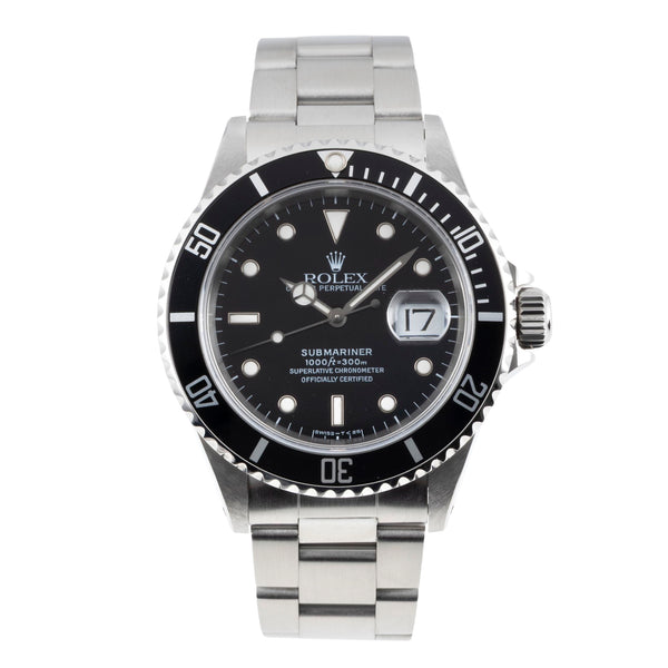 Rolex Submariner acero automático reloj para caballeros 16610  [2604829]