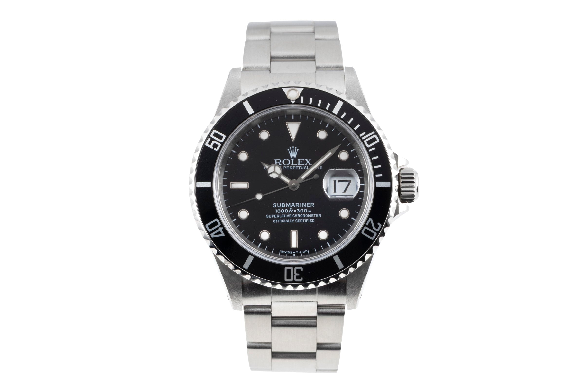 Rolex Submariner steel automatic men's watch 16610  [2604829]