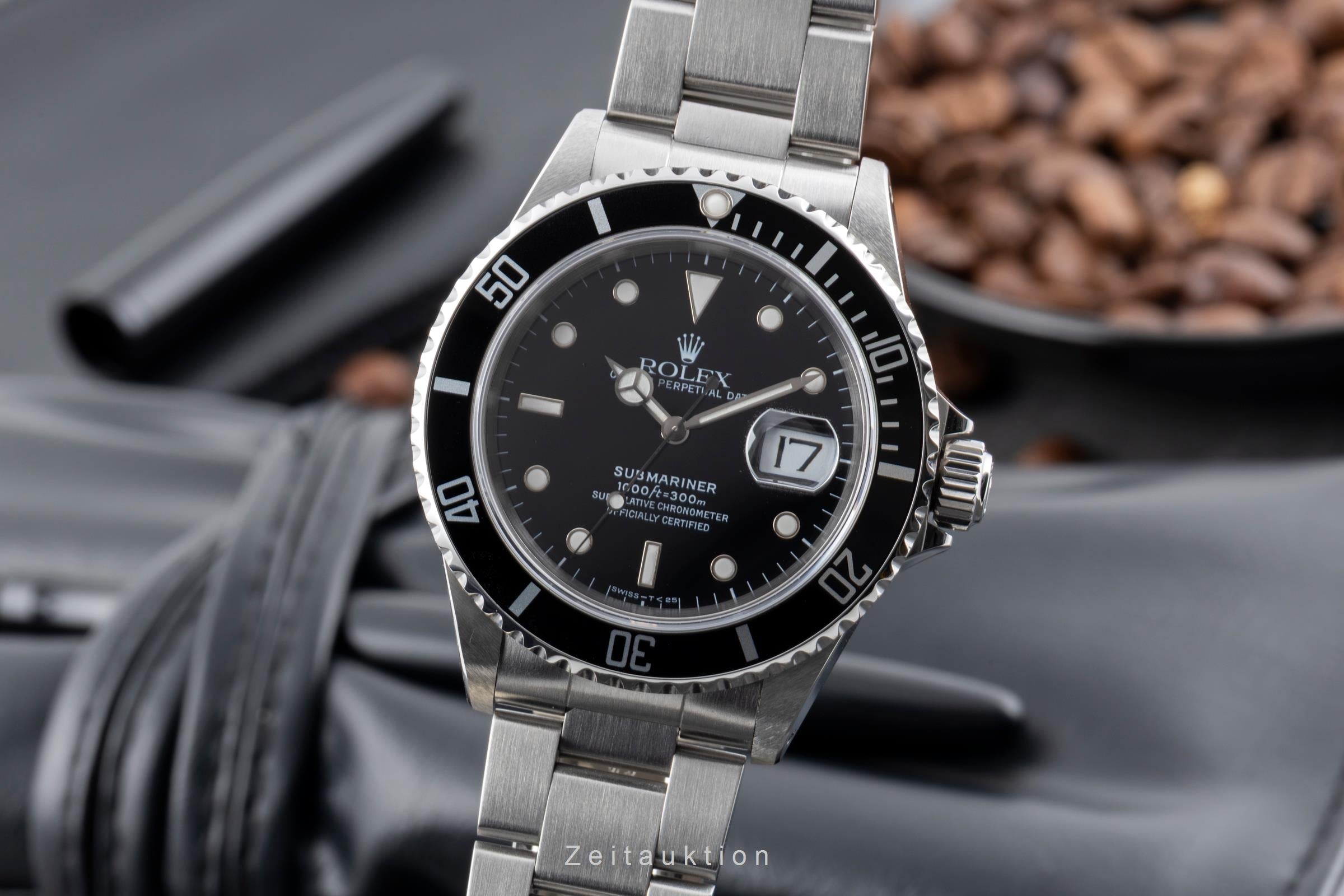 Rolex Submariner acero automático reloj para caballeros 16610  [2604829]