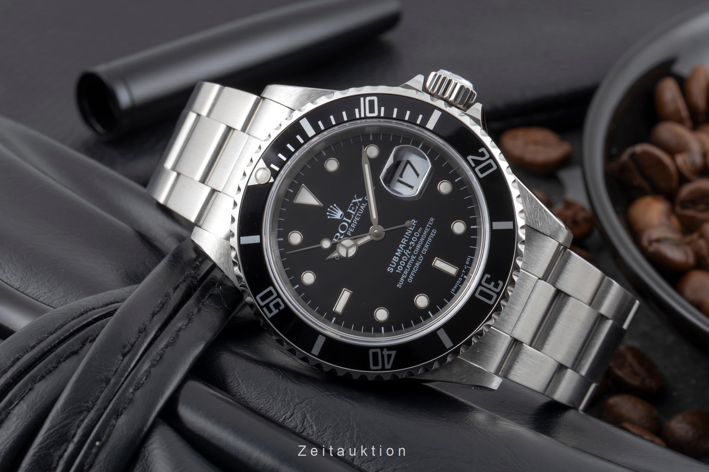 Rolex Submariner acero automático reloj para caballeros 16610  [2604829]