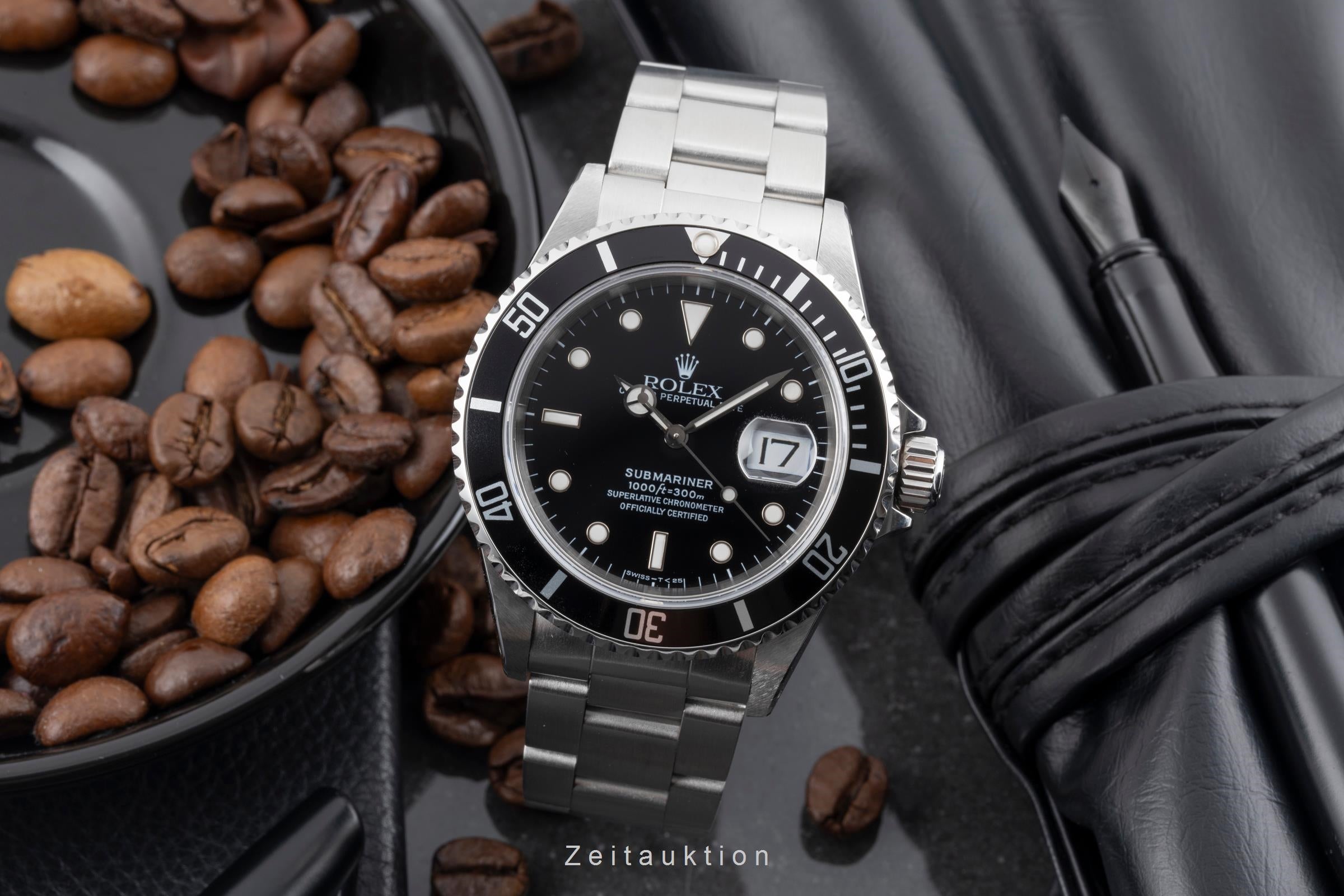 Rolex Submariner acero automático reloj para caballeros 16610  [2604829]