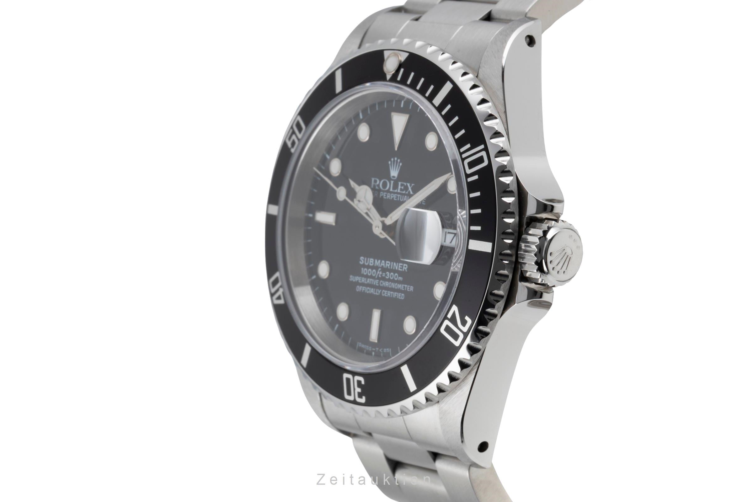 Rolex Submariner acero automático reloj para caballeros 16610  [2604829]