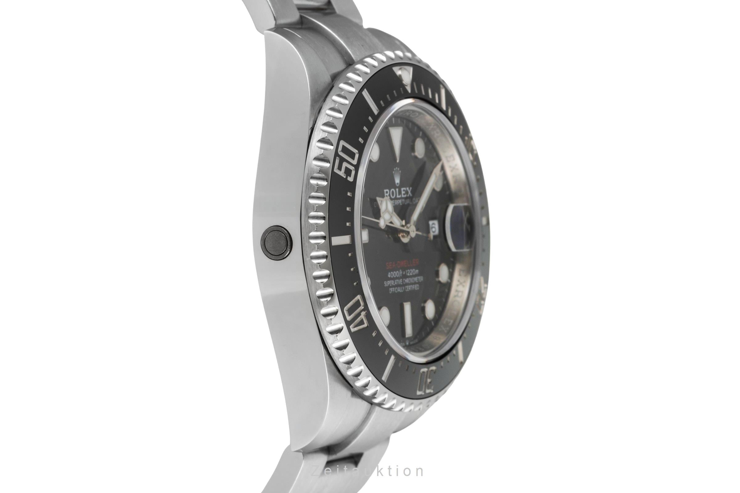 Rolex Sea-Dweller Single Red Stahl Herrenuhr Oyster Ref. 126600 B&P 2022 [2604830]