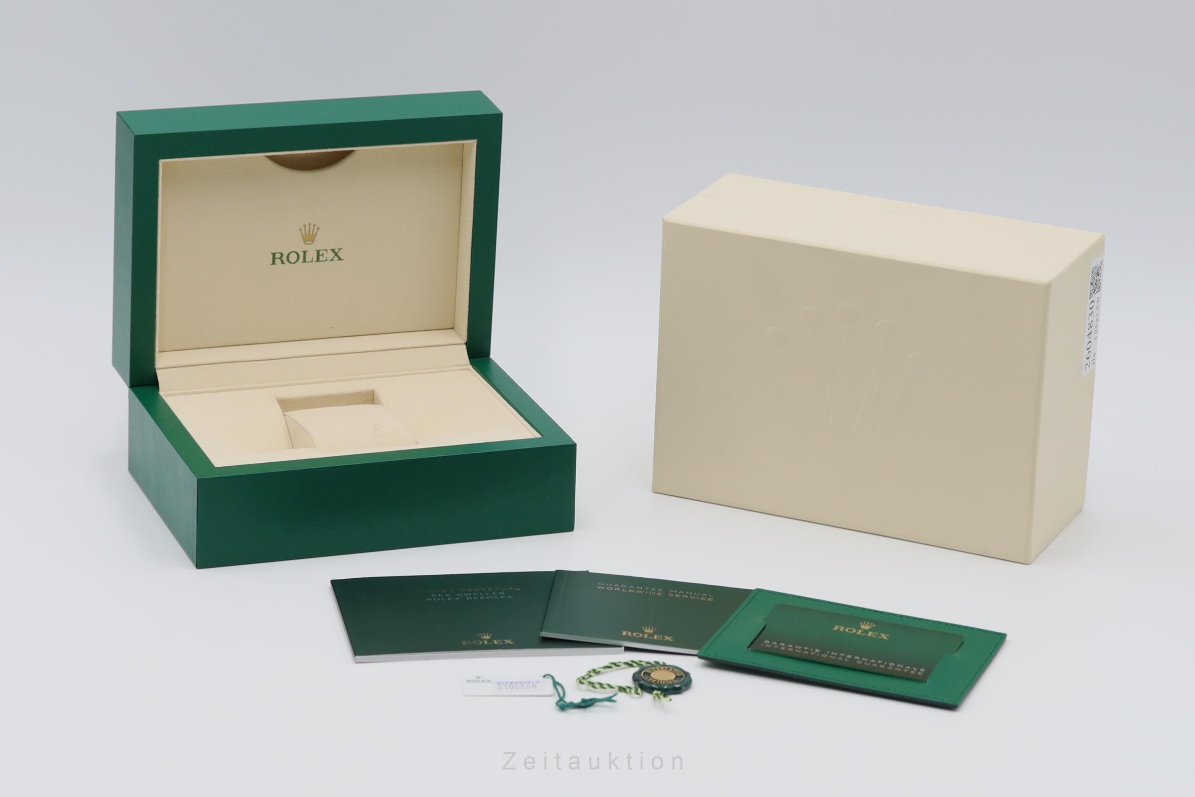 Rolex Sea-Dweller Single Red Stahl Herrenuhr Oyster Ref. 126600 B&P 2022 [2604830]