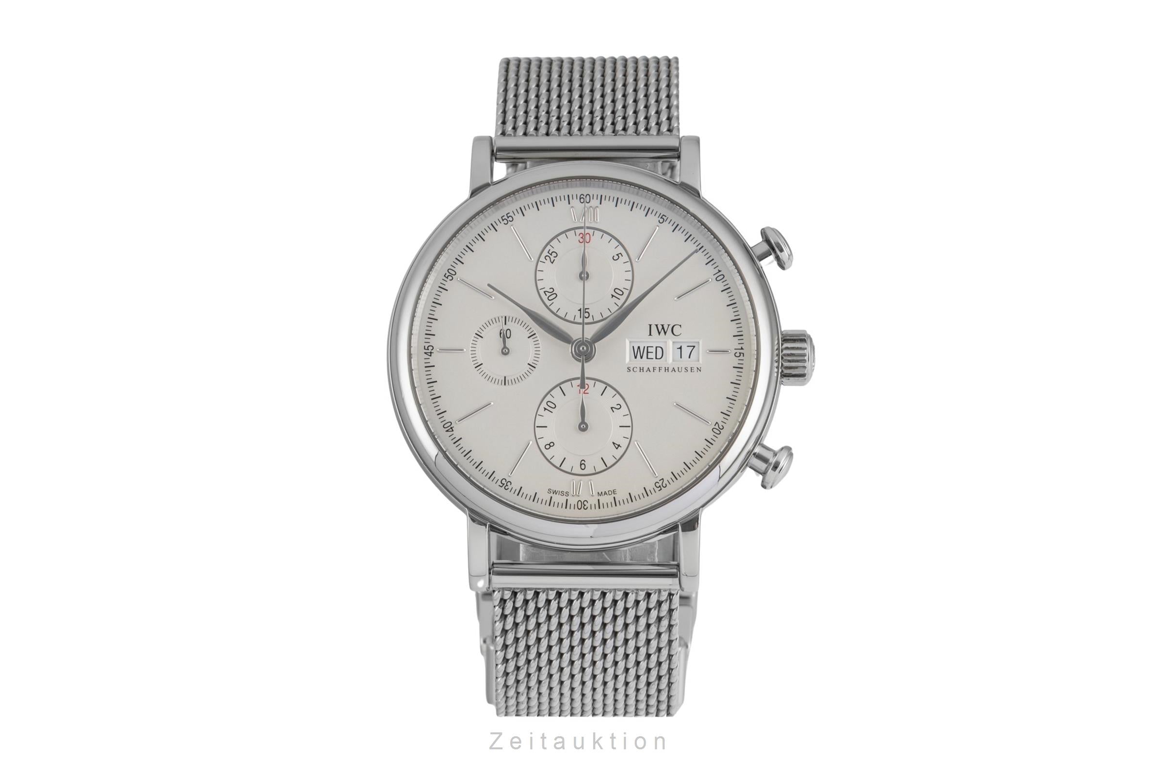 IWC Portofino chronograph steel automatic men's watch IW391009  [2604831]