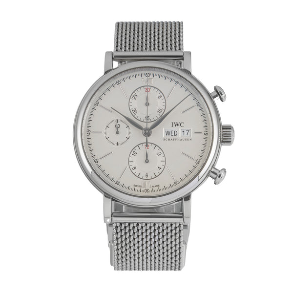 IWC Portofino chronograph steel automatic men's watch IW391009  [2604831]