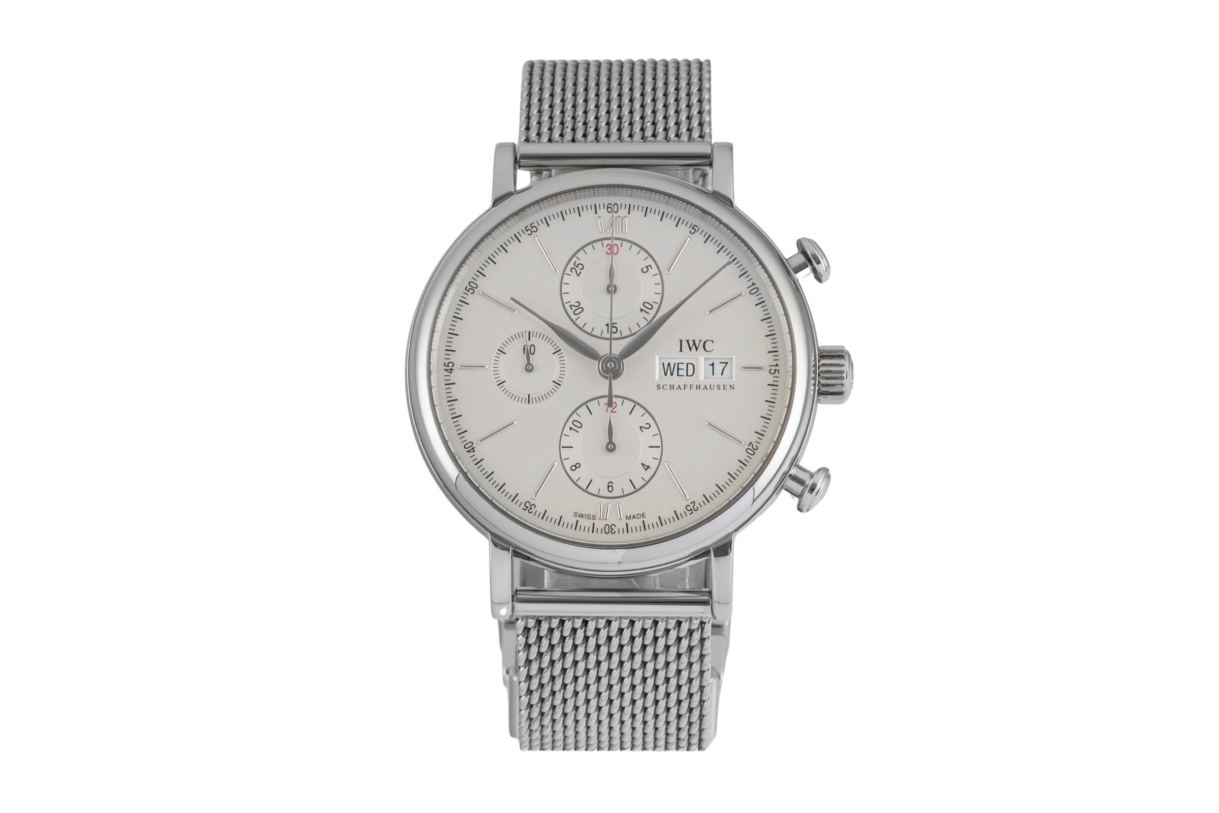 IWC Portofino chronograph steel automatic men's watch IW391009  [2604831]