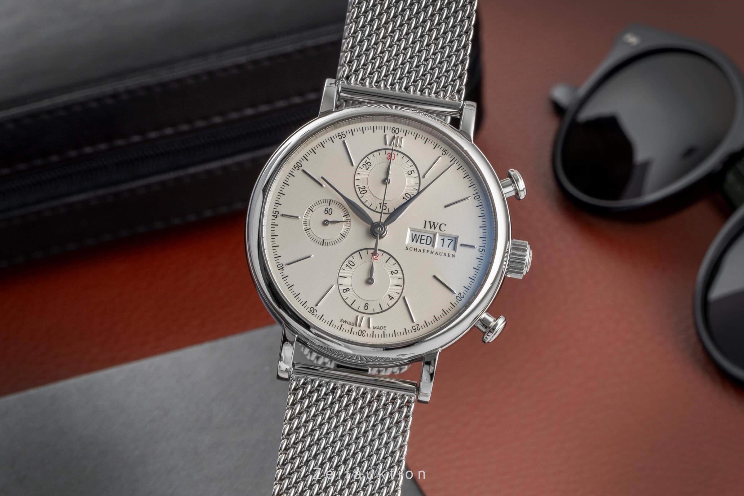 IWC Portofino chronograph steel automatic men's watch IW391009  [2604831]
