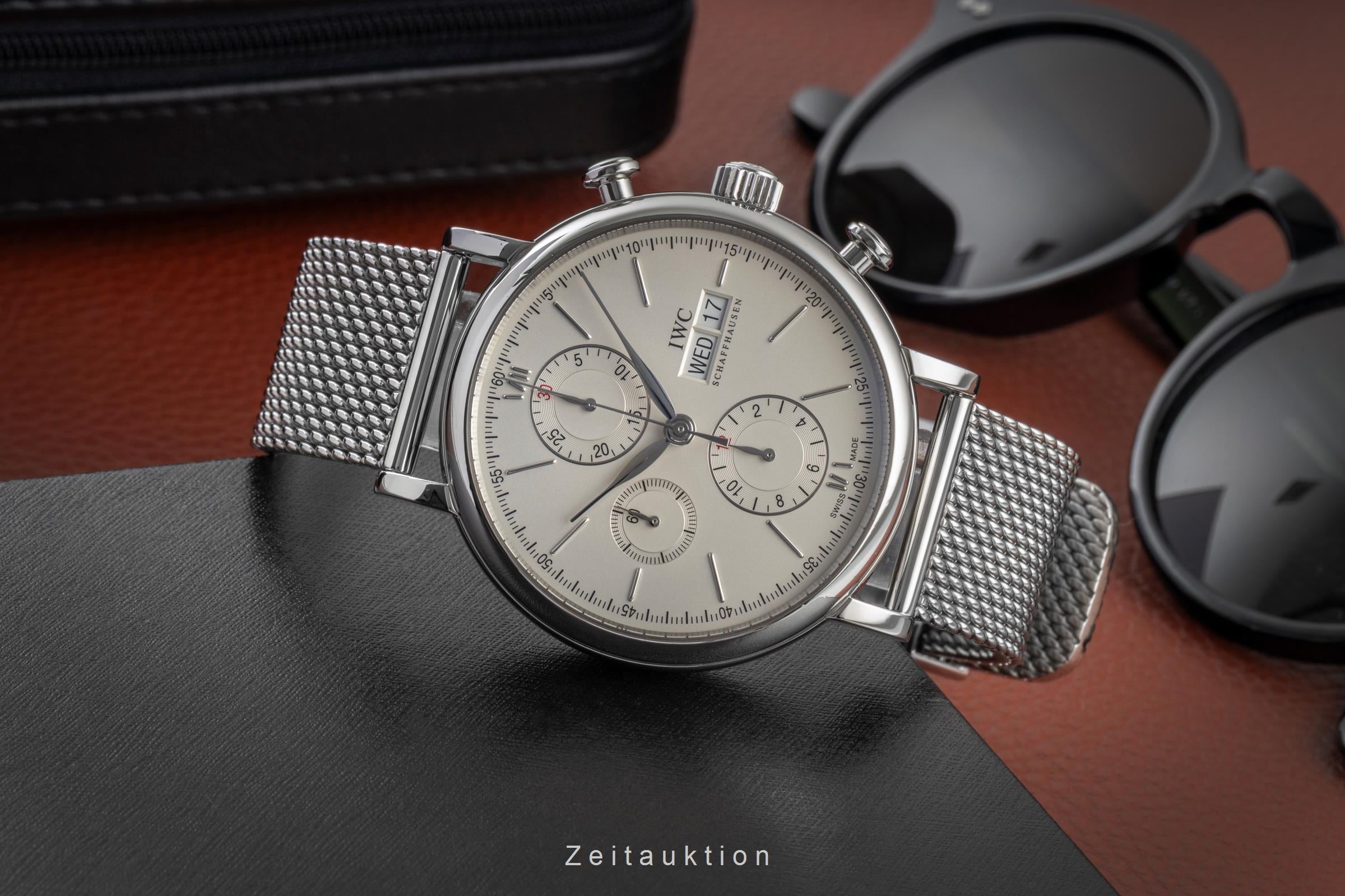 IWC Portofino chronograph steel automatic men's watch IW391009  [2604831]