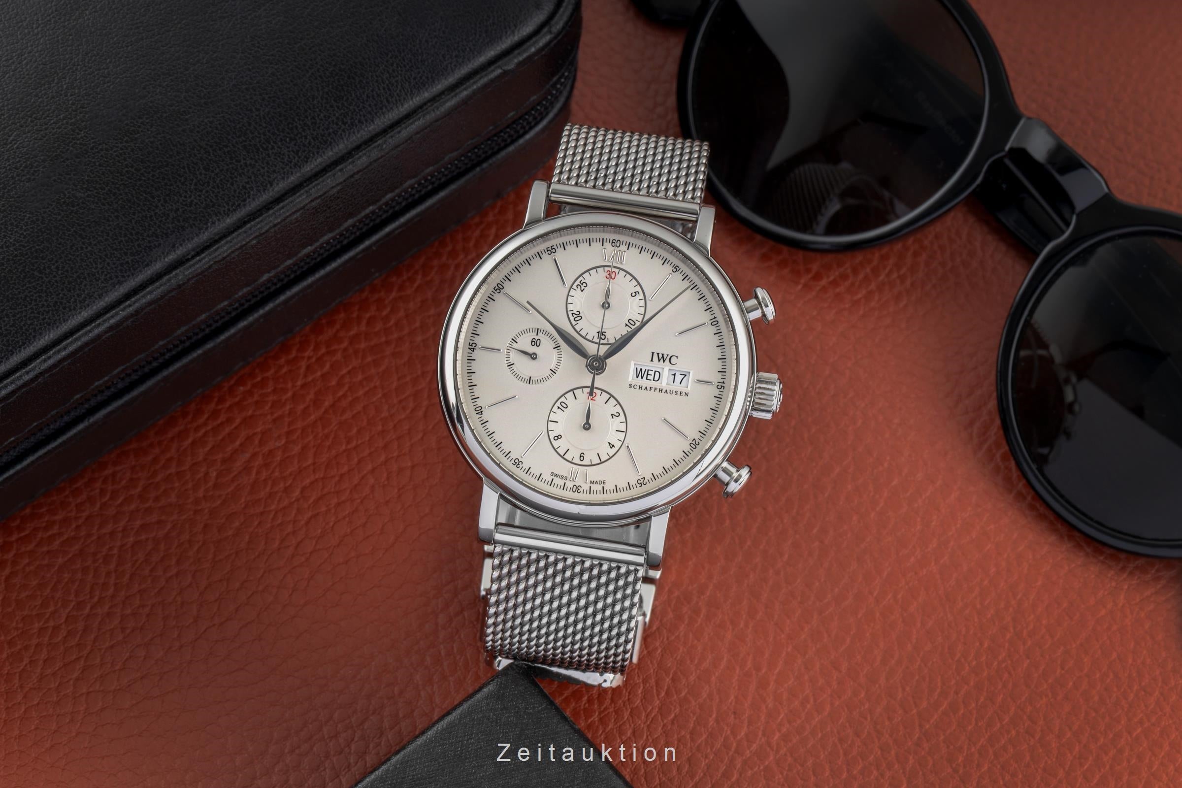IWC Portofino chronograph steel automatic men's watch IW391009  [2604831]